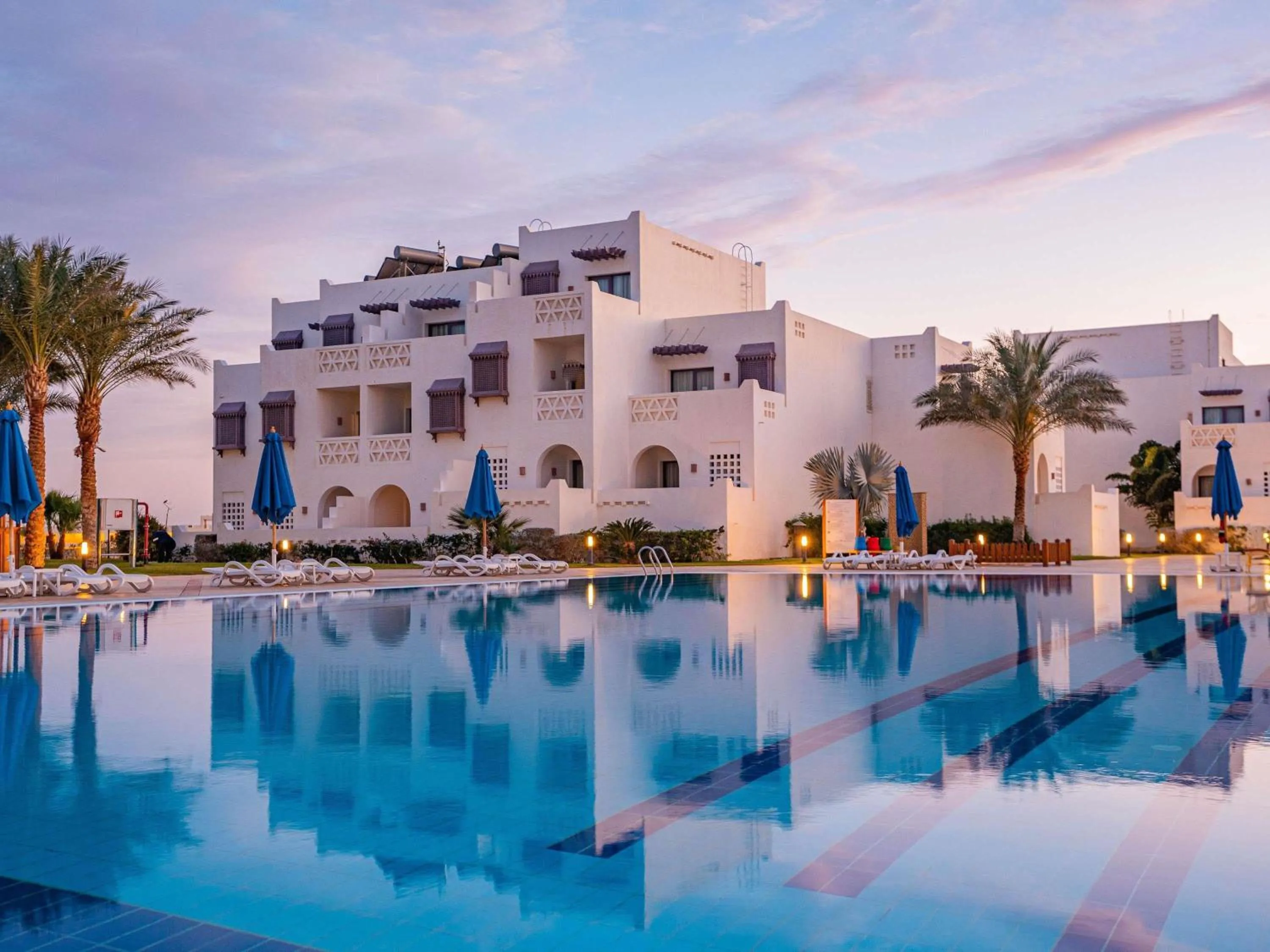 Pool view in Mercure Hurghada Hotel