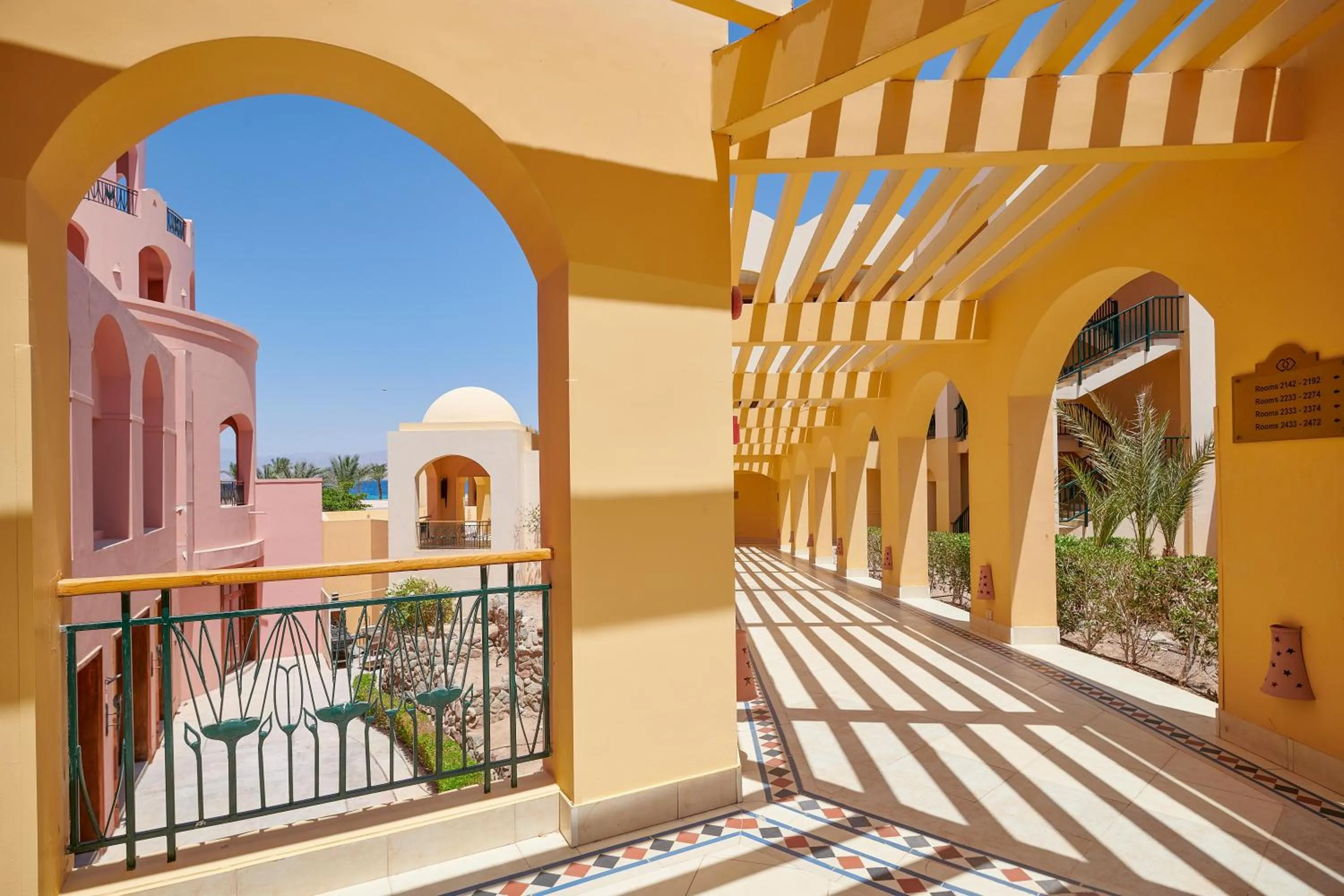 Property building in Mosaique Beach Resort Taba Heights