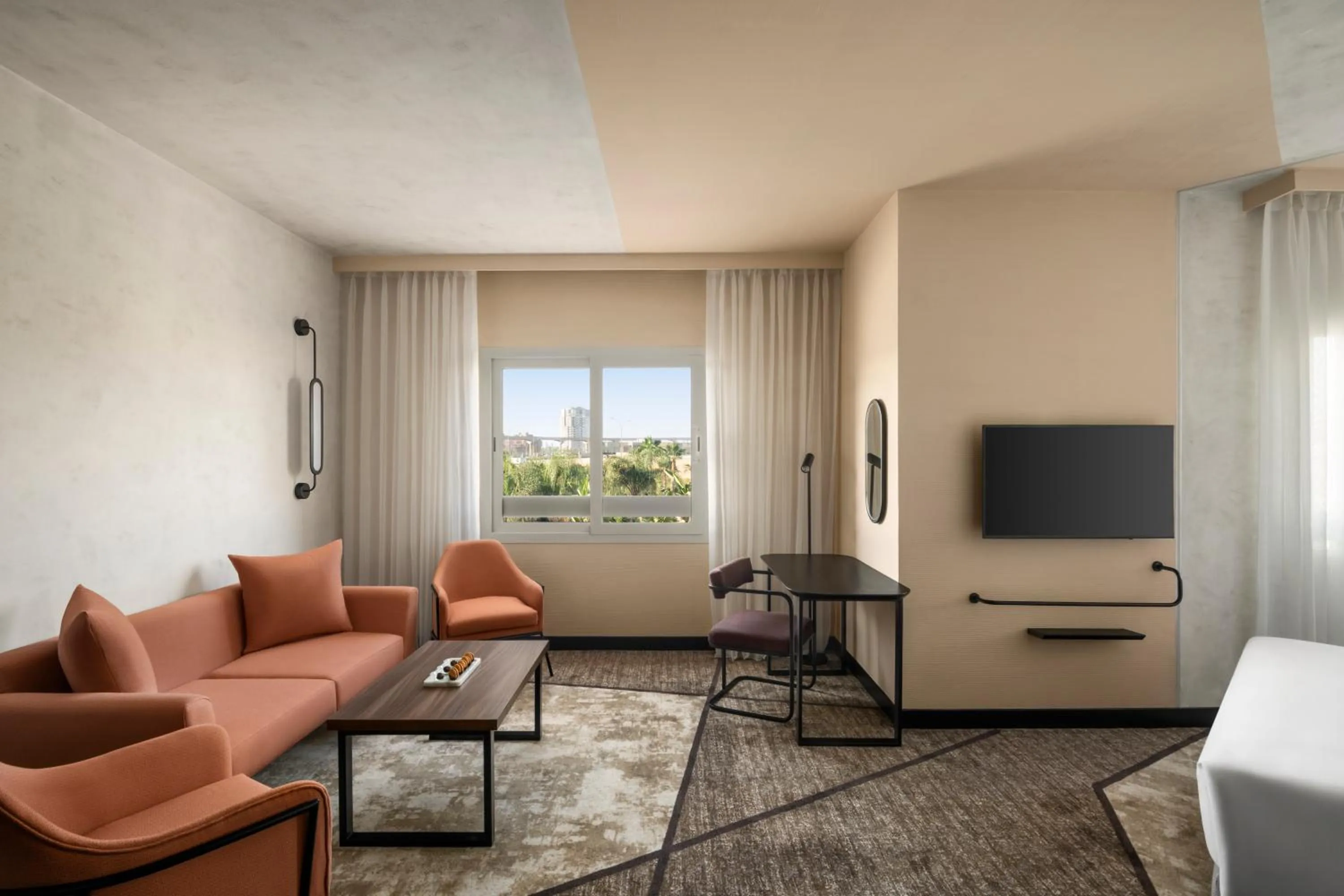 Seating area in Novotel Cairo 6th Of October