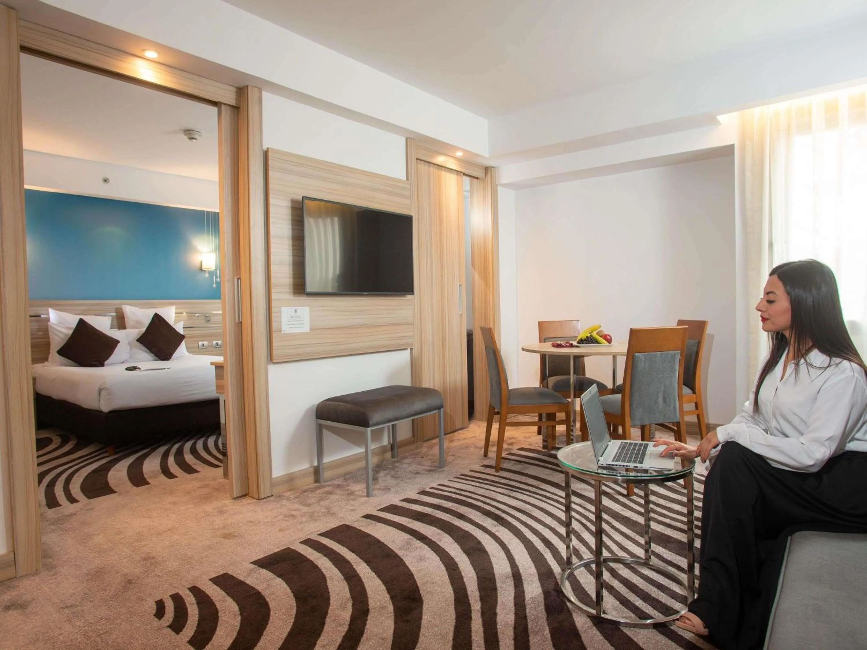 Bedroom, Bed in Novotel Cairo Airport