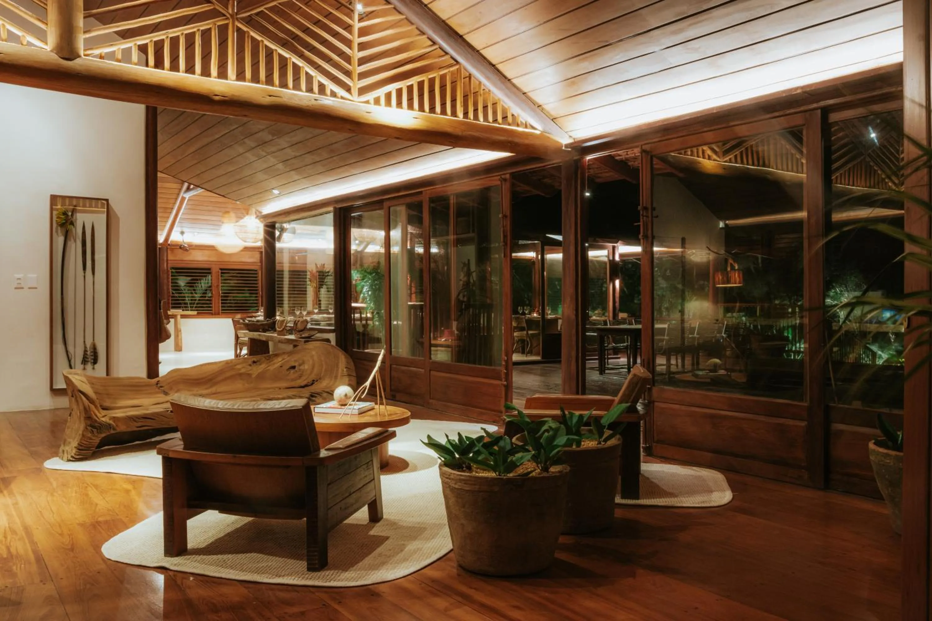 Seating area in Pousada Tutabel