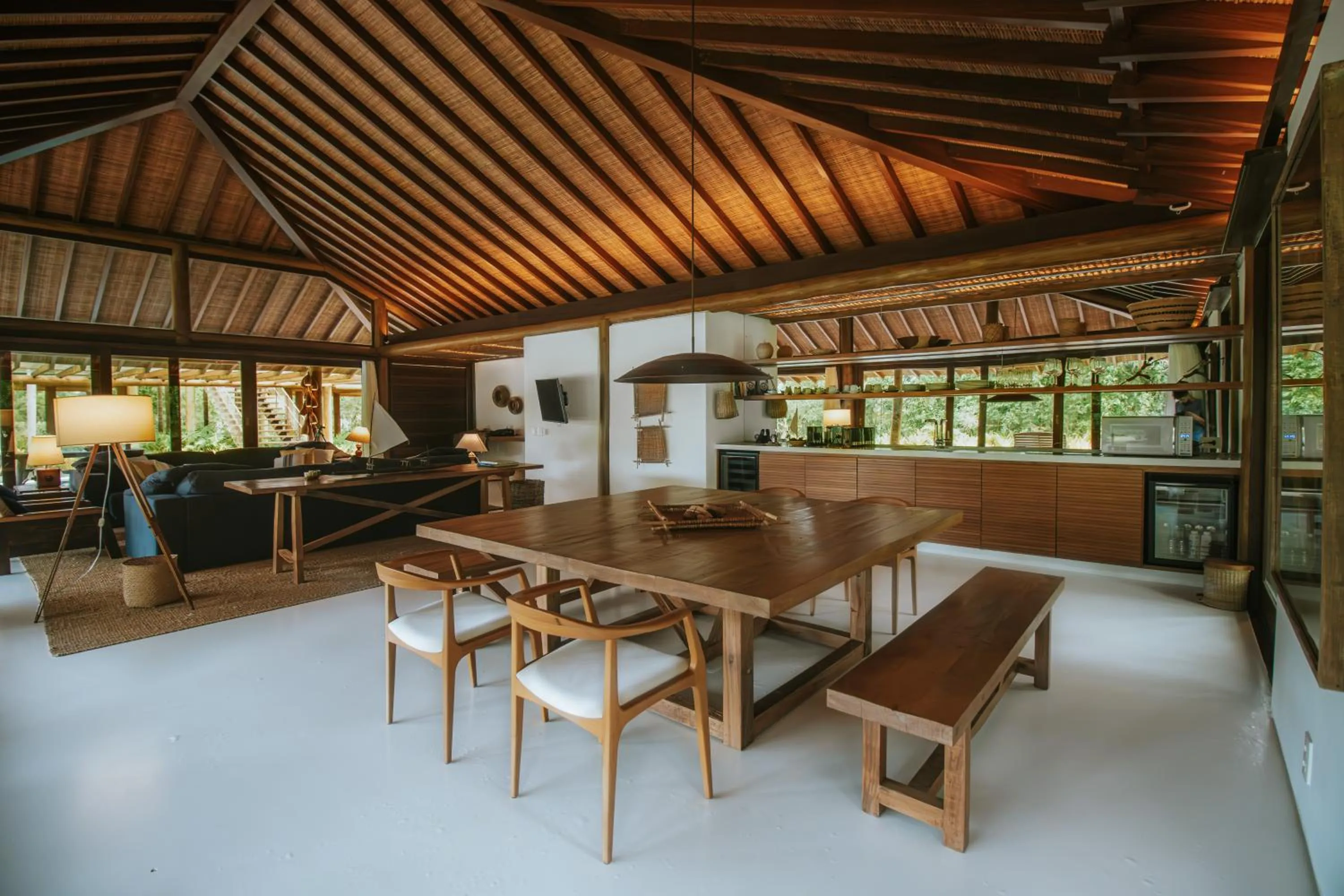 Kitchen or kitchenette in Pousada Tutabel