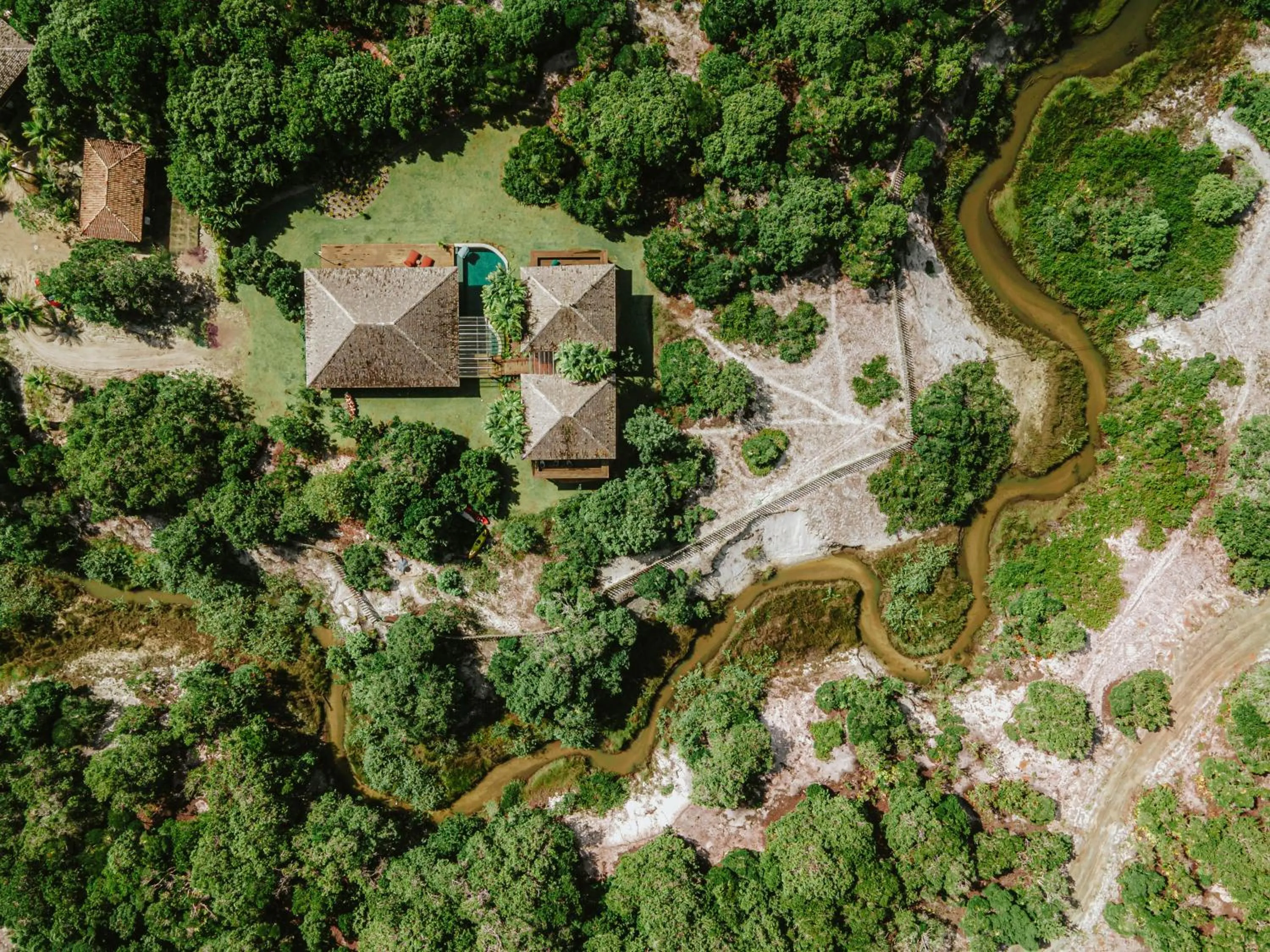 Bird's eye view in Pousada Tutabel