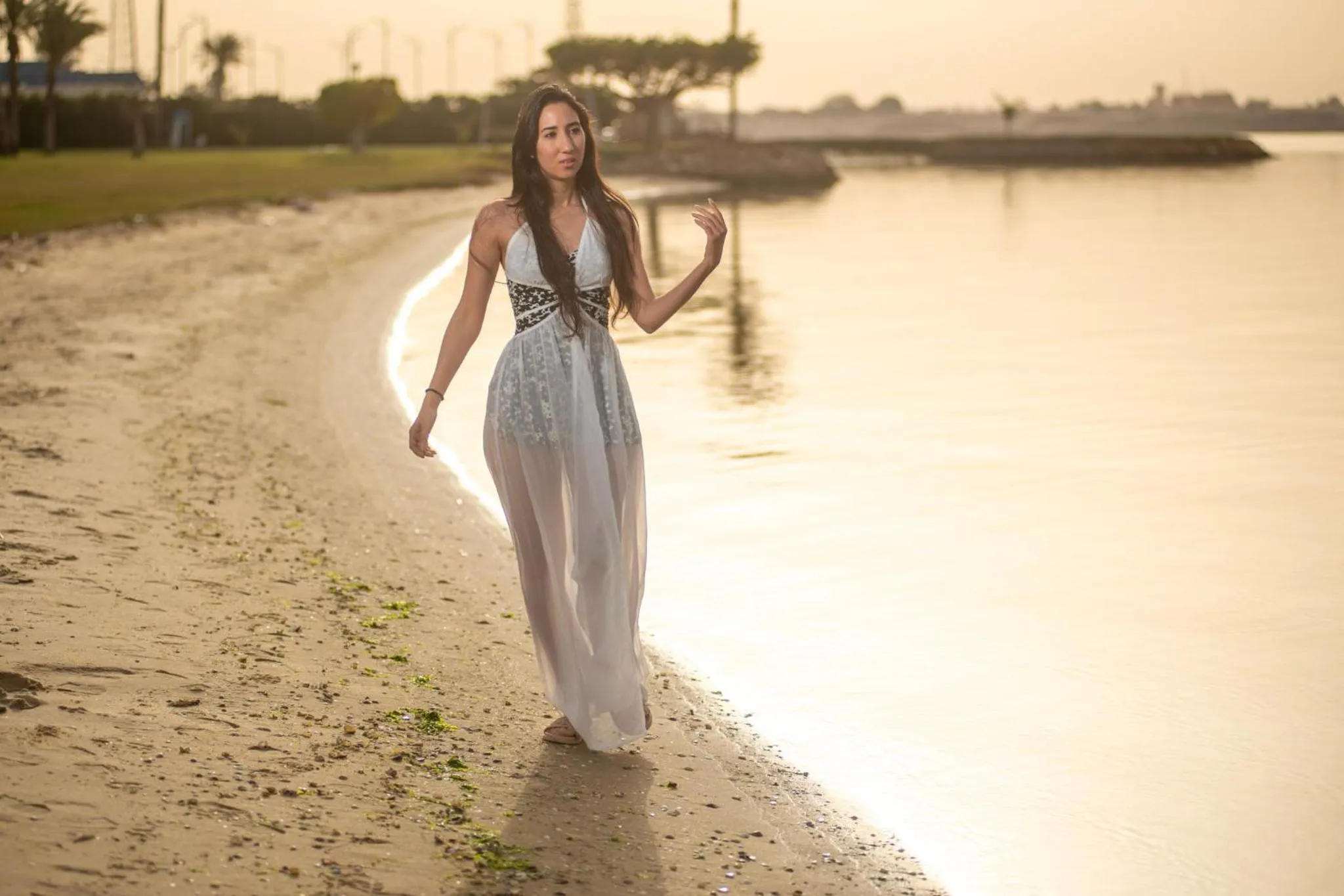 Beach in Mercure Ismailia Forsan Island