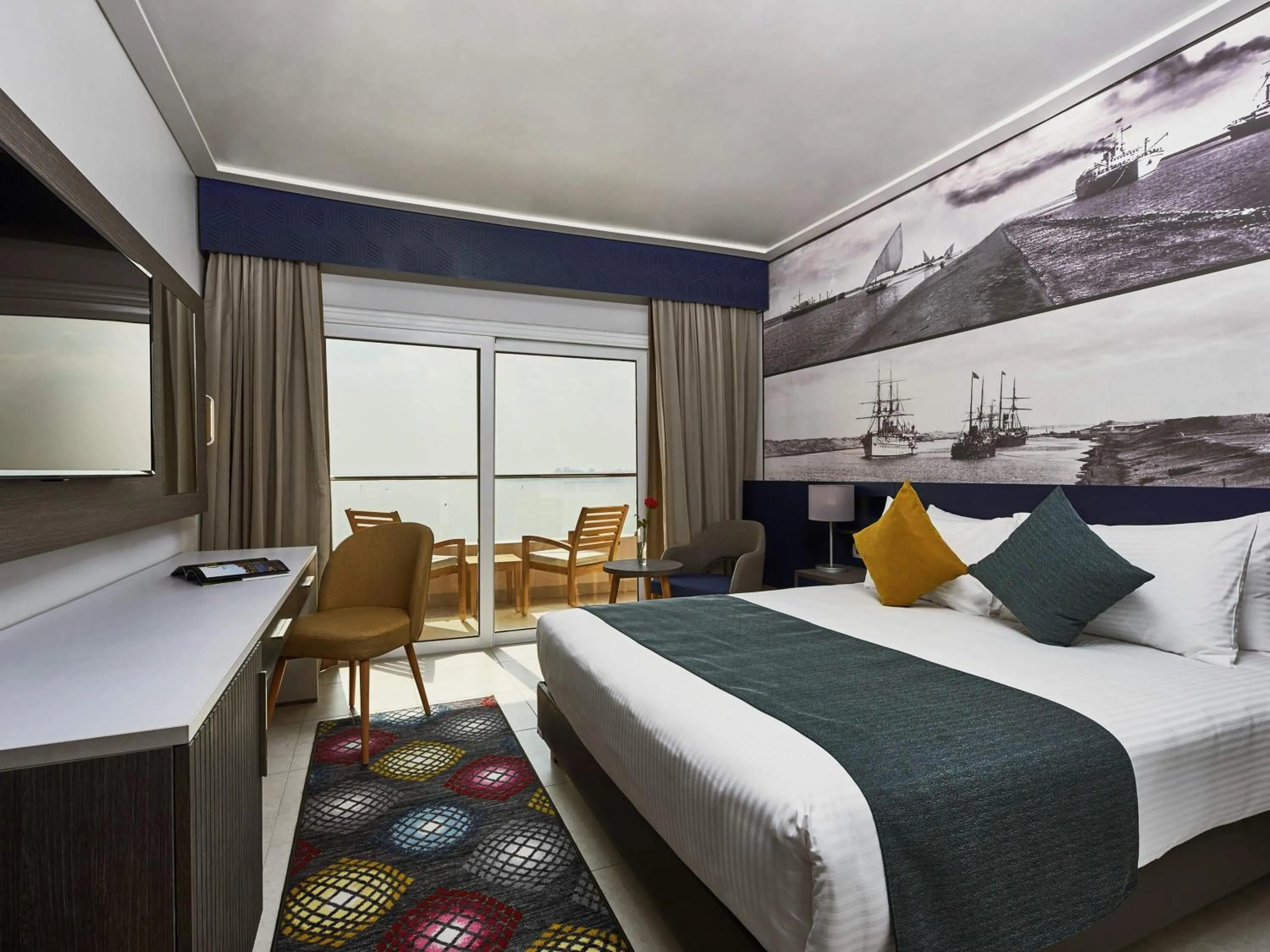 Bedroom, Bed in Mercure Ismailia Forsan Island