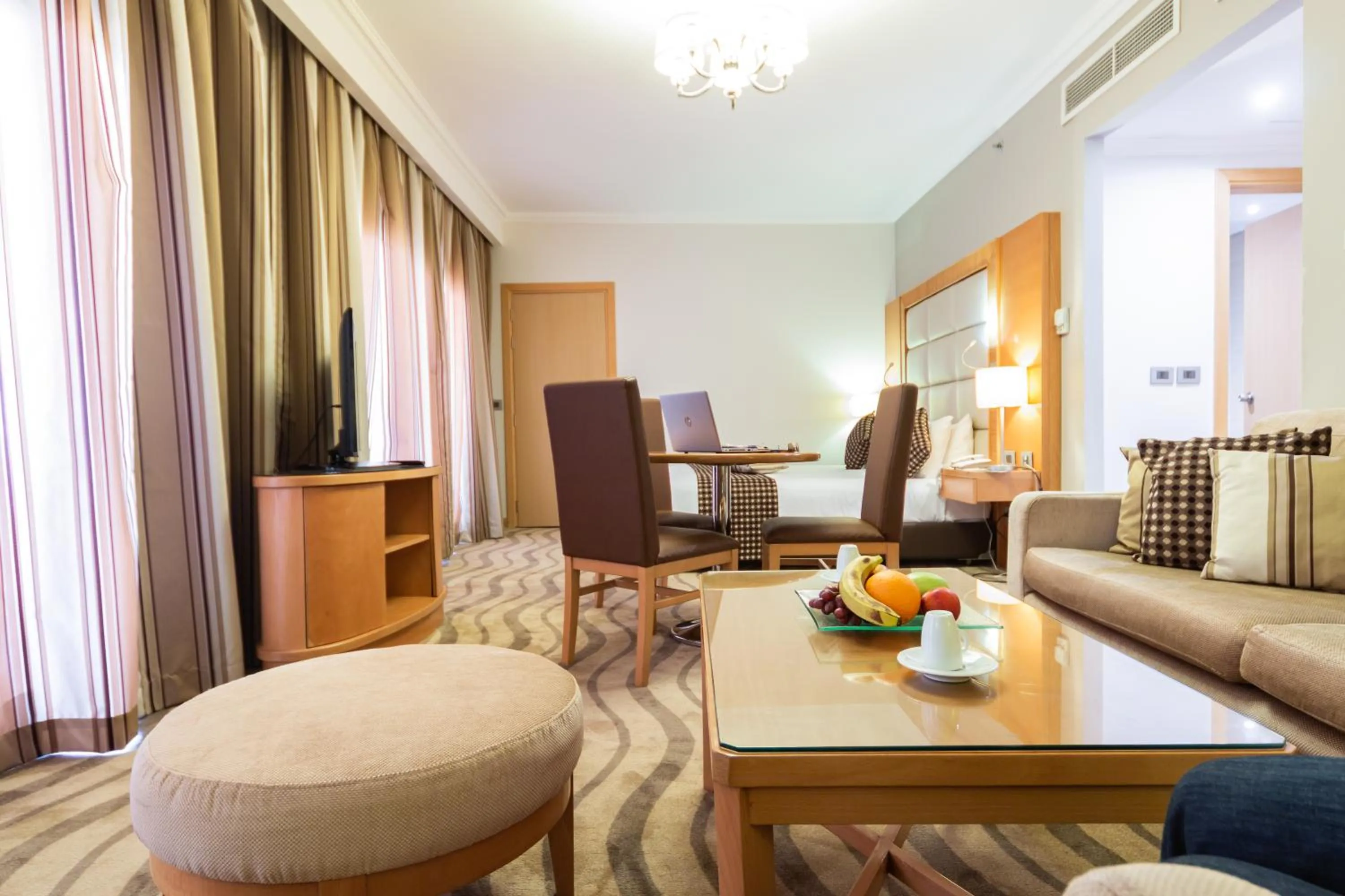 Living room in Mercure Ismailia Forsan Island