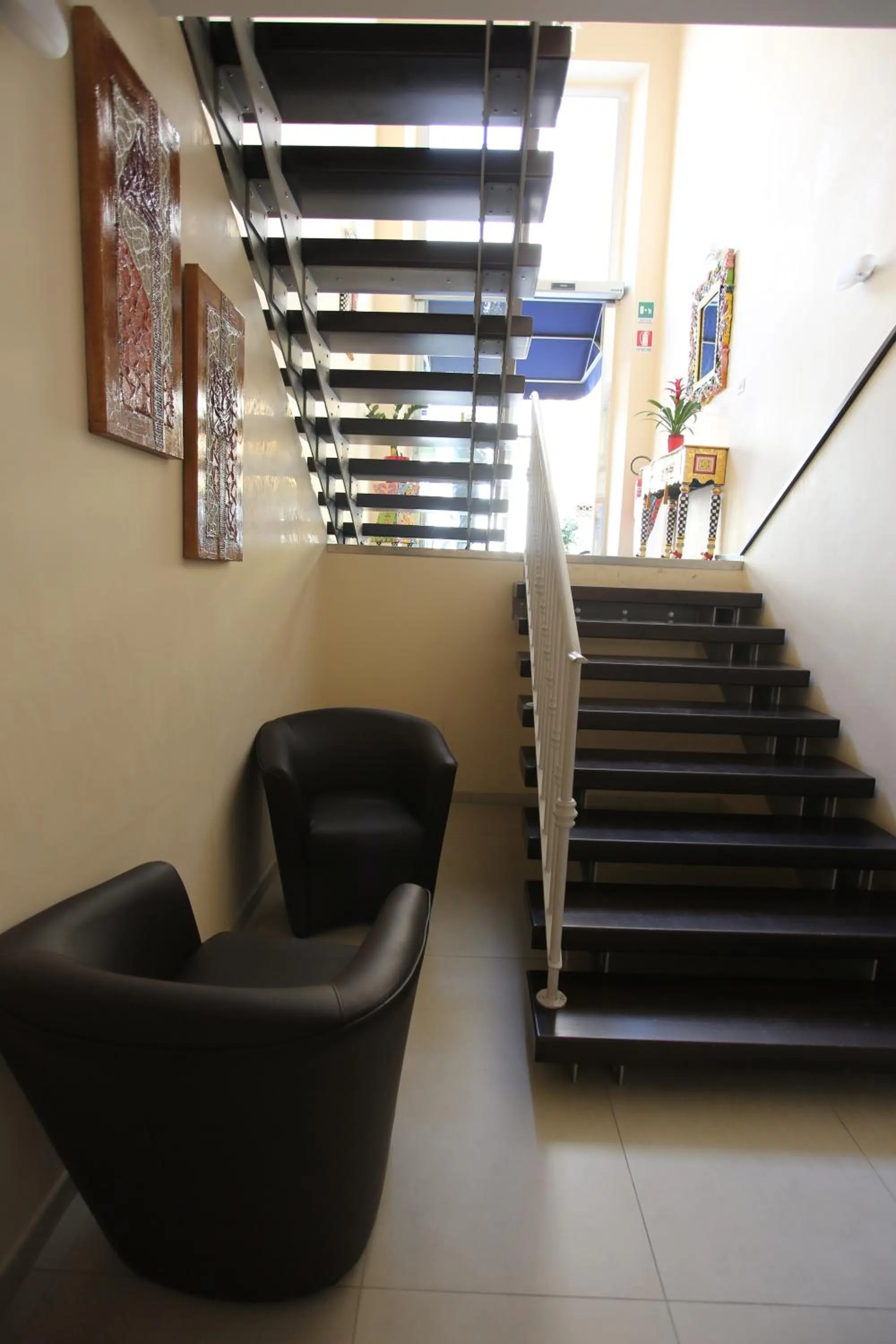 Communal lounge/ TV room in Hotel Eubea