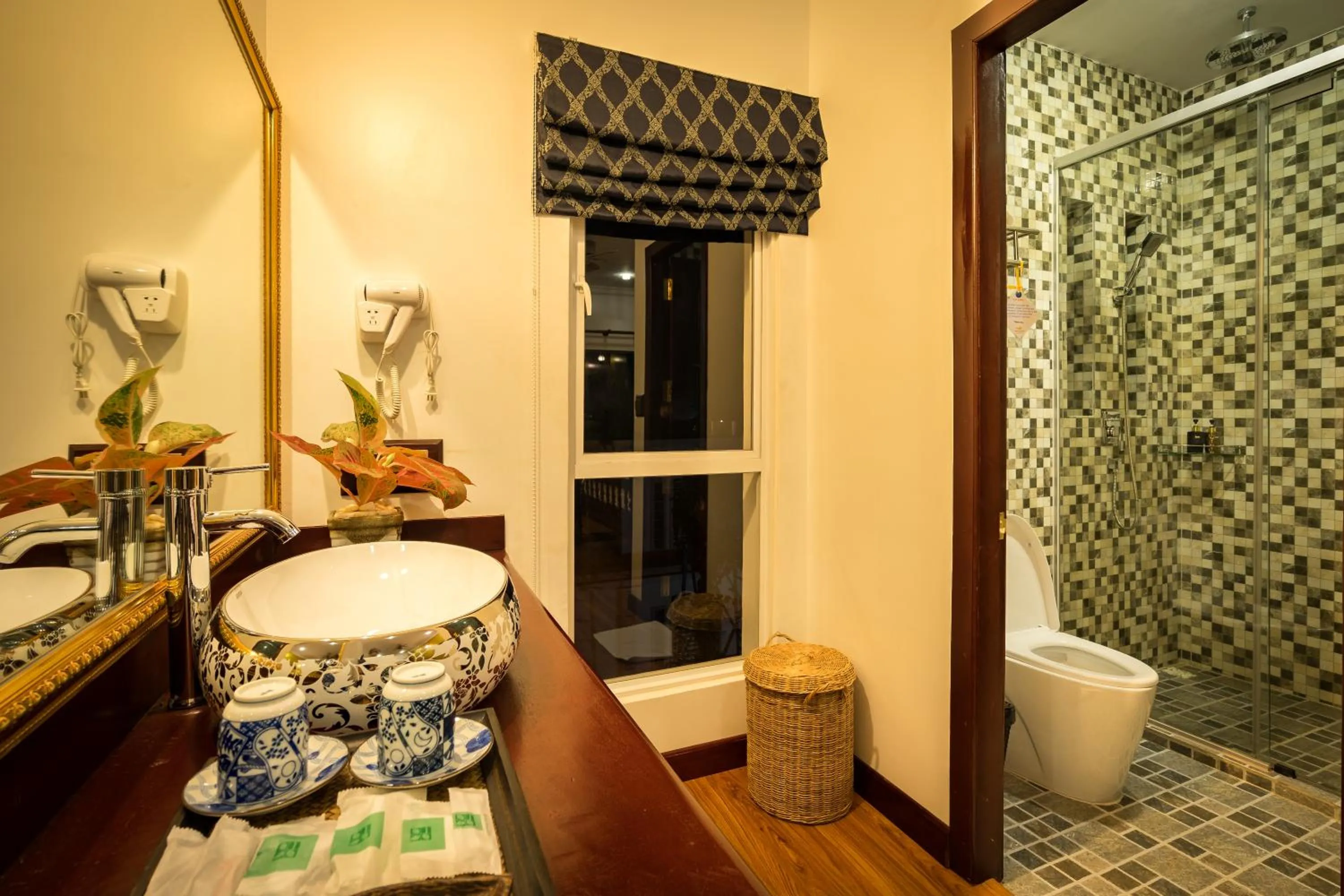 Shower in Beyond Yangon Inn