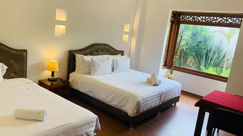 Bed in Hotel Puente Piedra