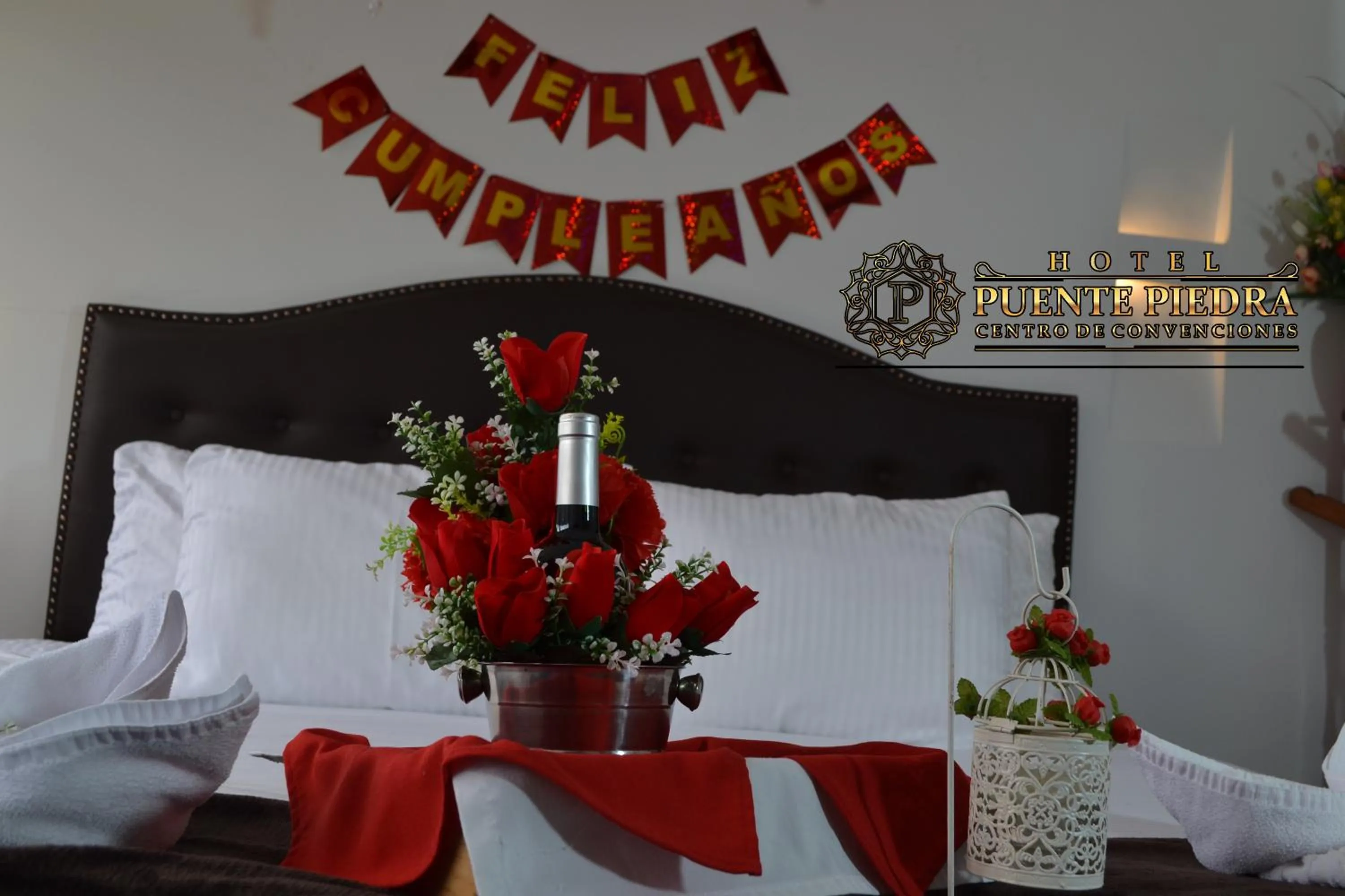 Bed in Hotel Puente Piedra