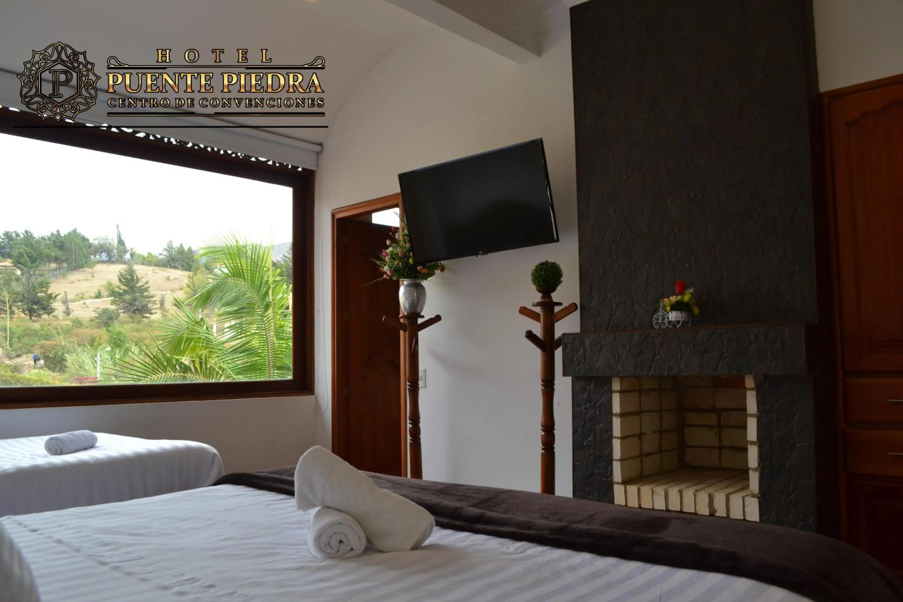 Bed in Hotel Puente Piedra