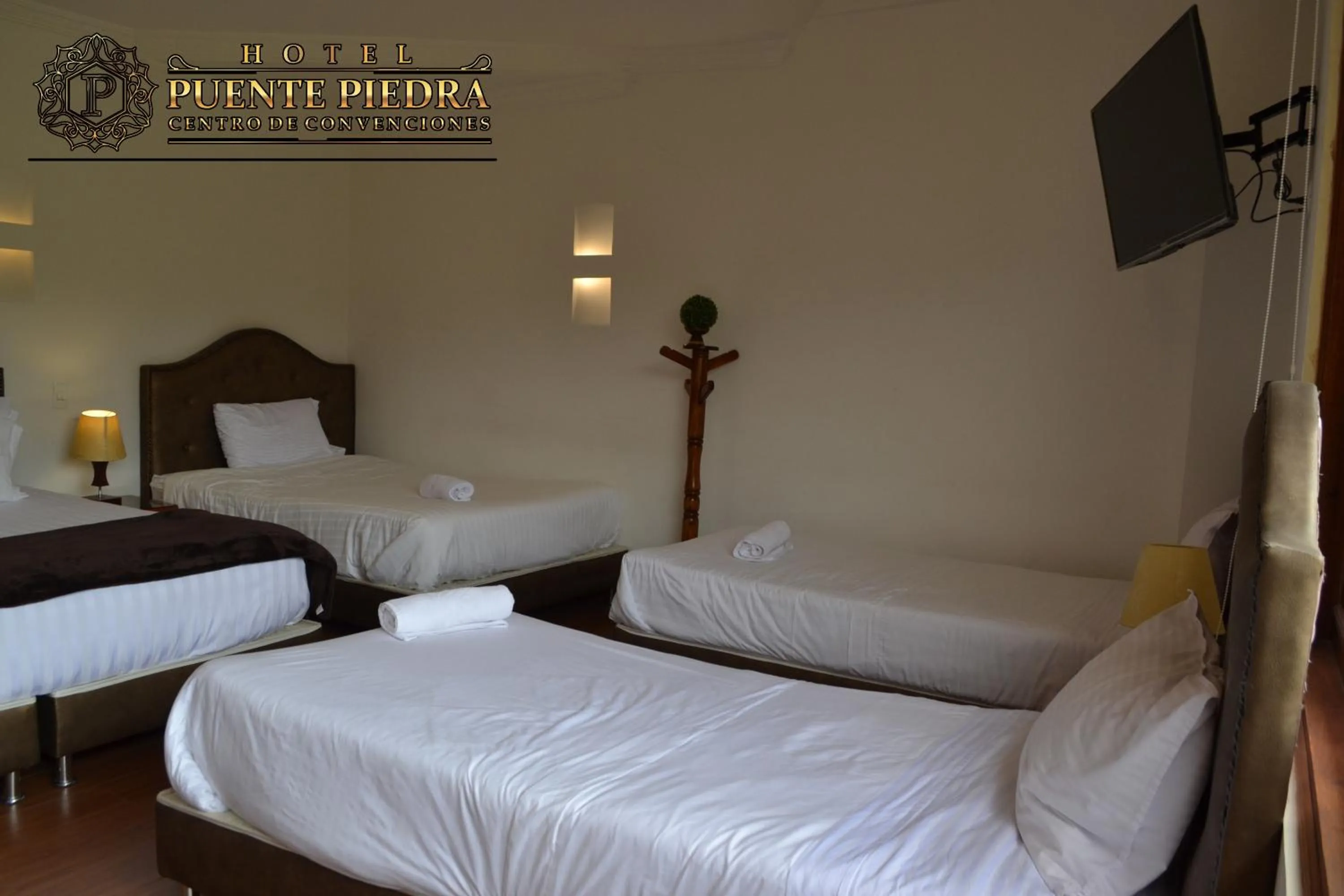 Bed in Hotel Puente Piedra