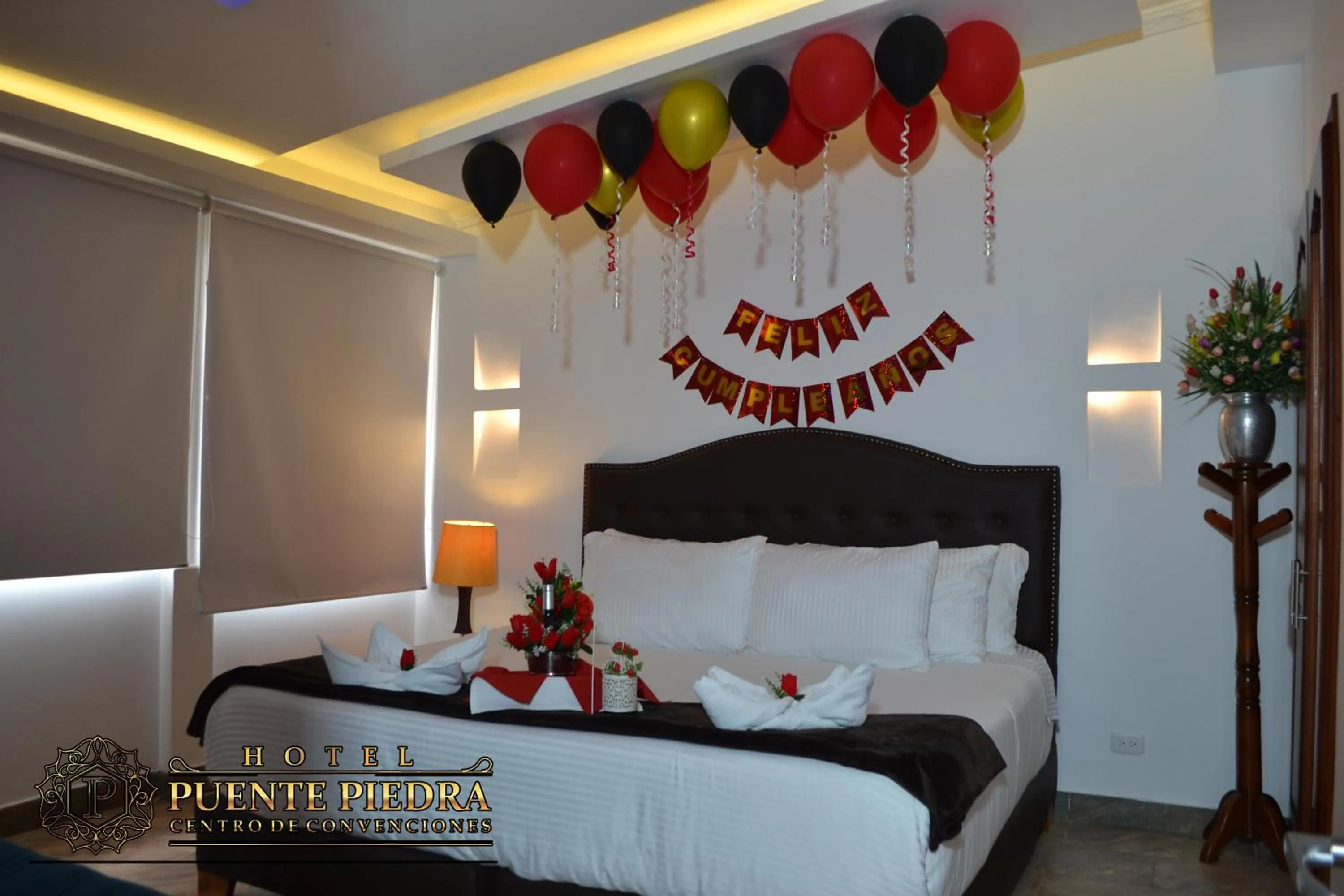 Bed in Hotel Puente Piedra