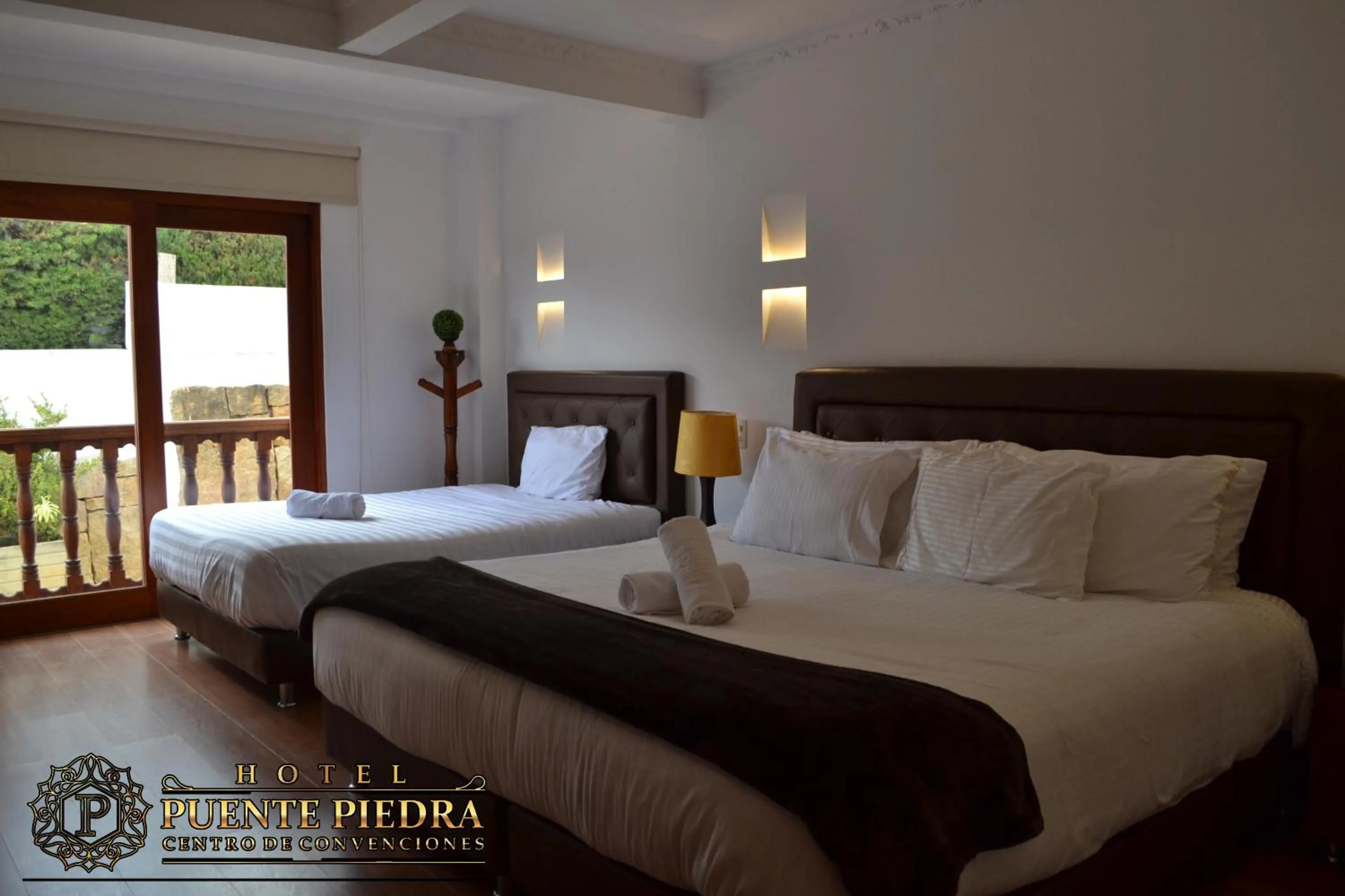 Bed in Hotel Puente Piedra