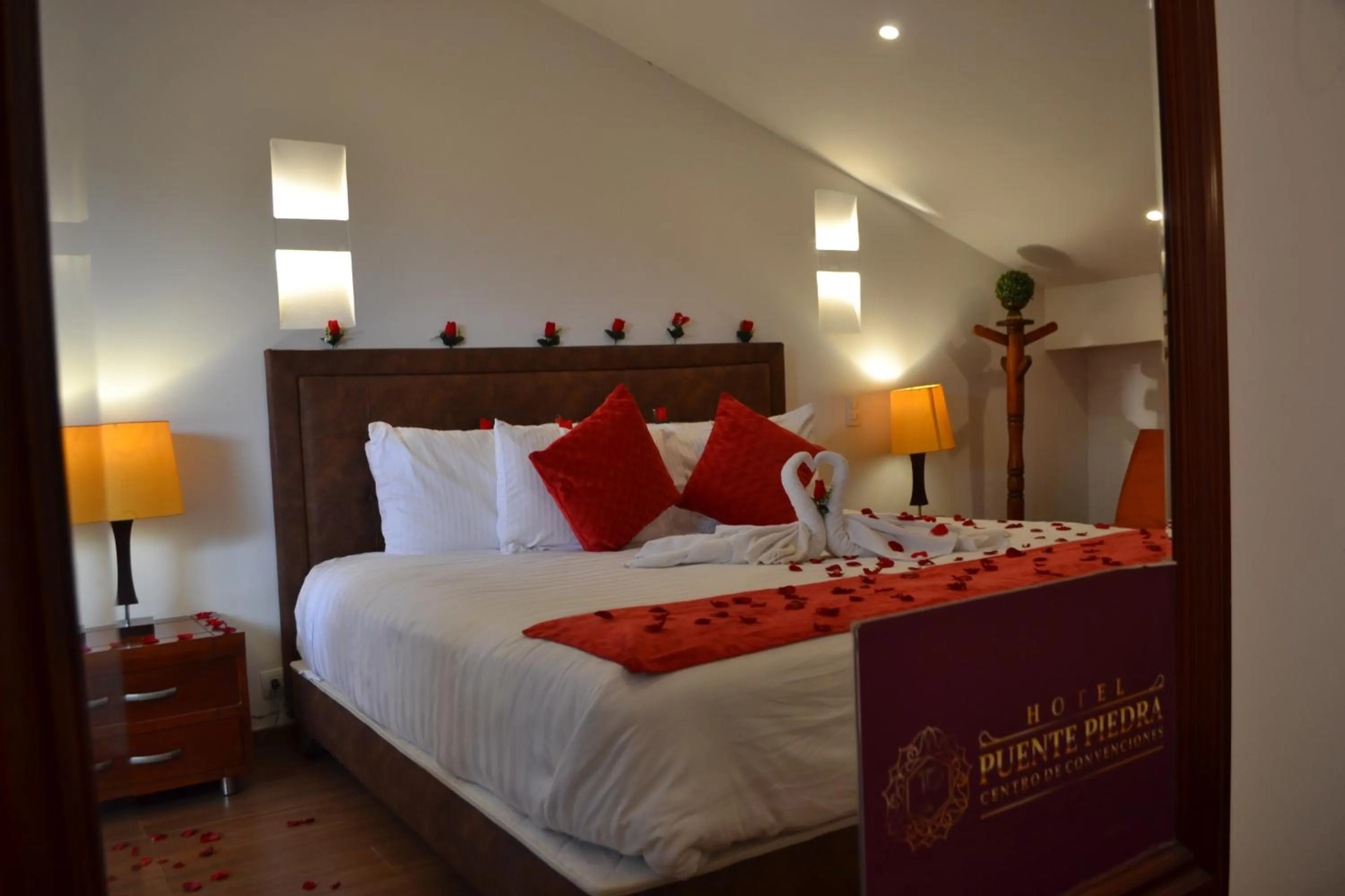 Bed in Hotel Puente Piedra