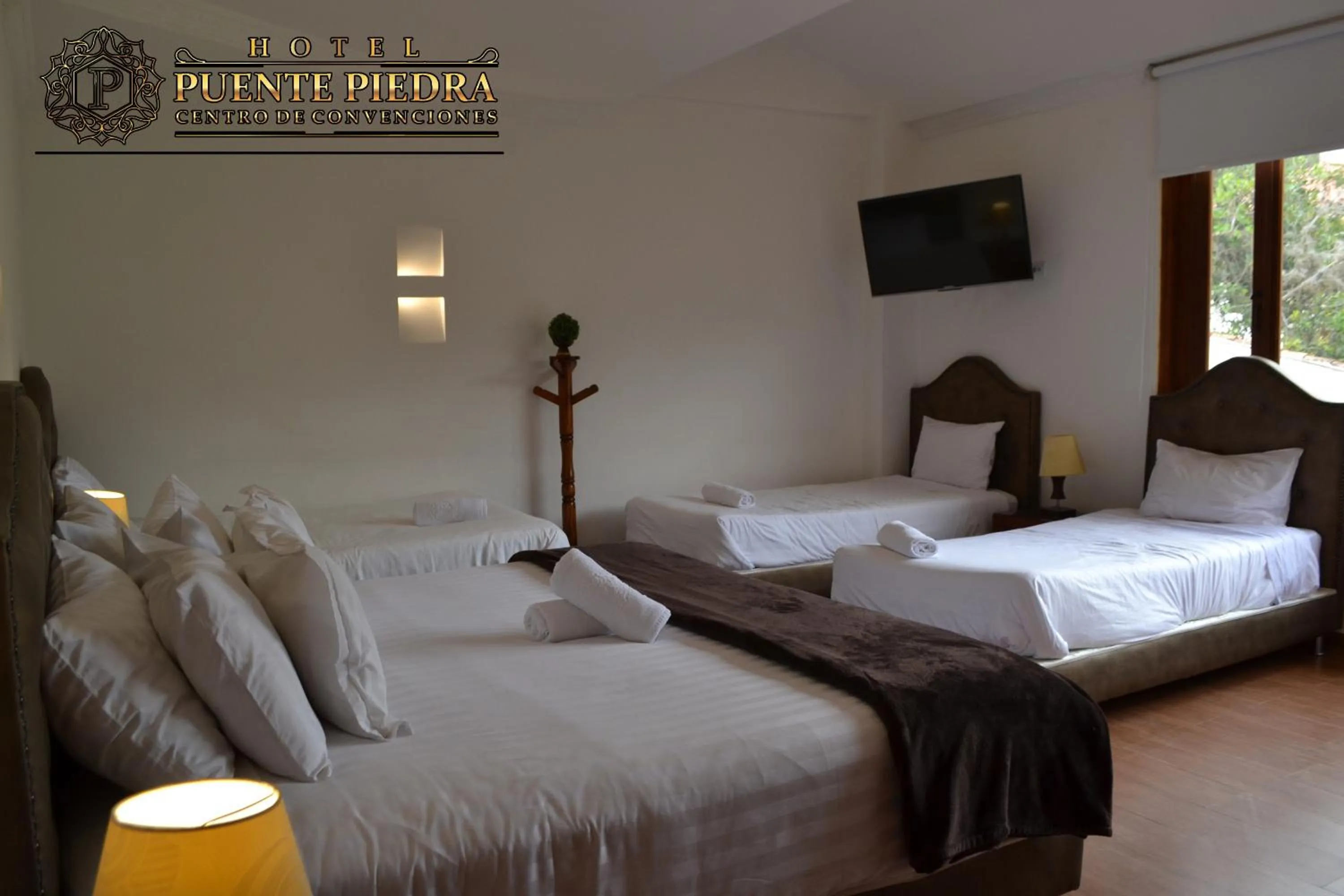 Bed in Hotel Puente Piedra