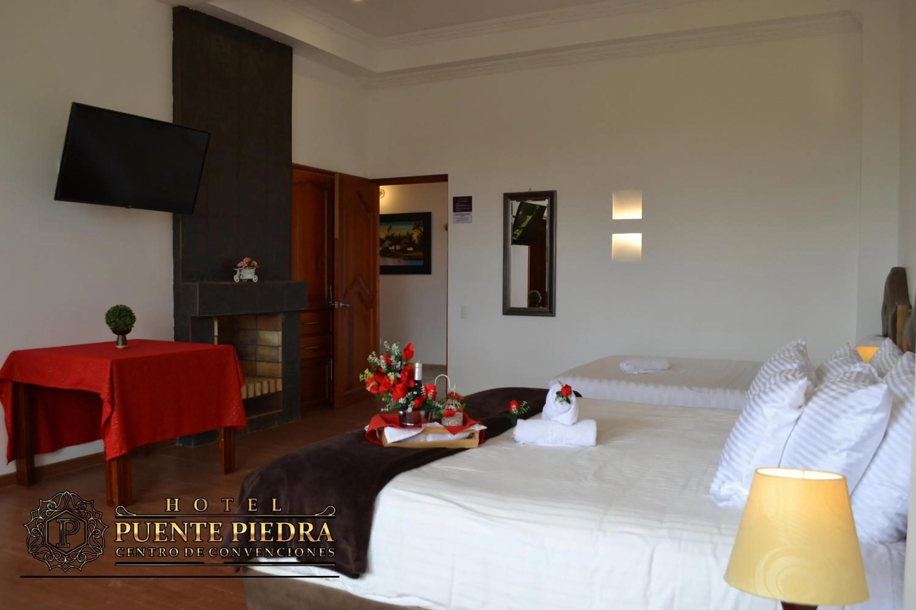 Bed in Hotel Puente Piedra