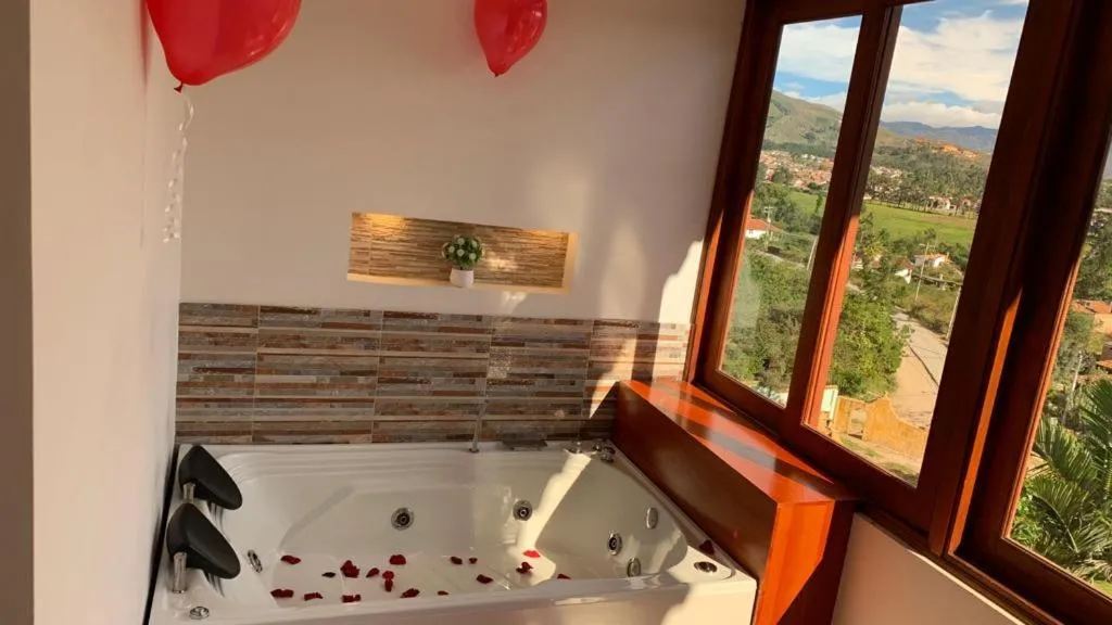 Hot Tub in Hotel Puente Piedra