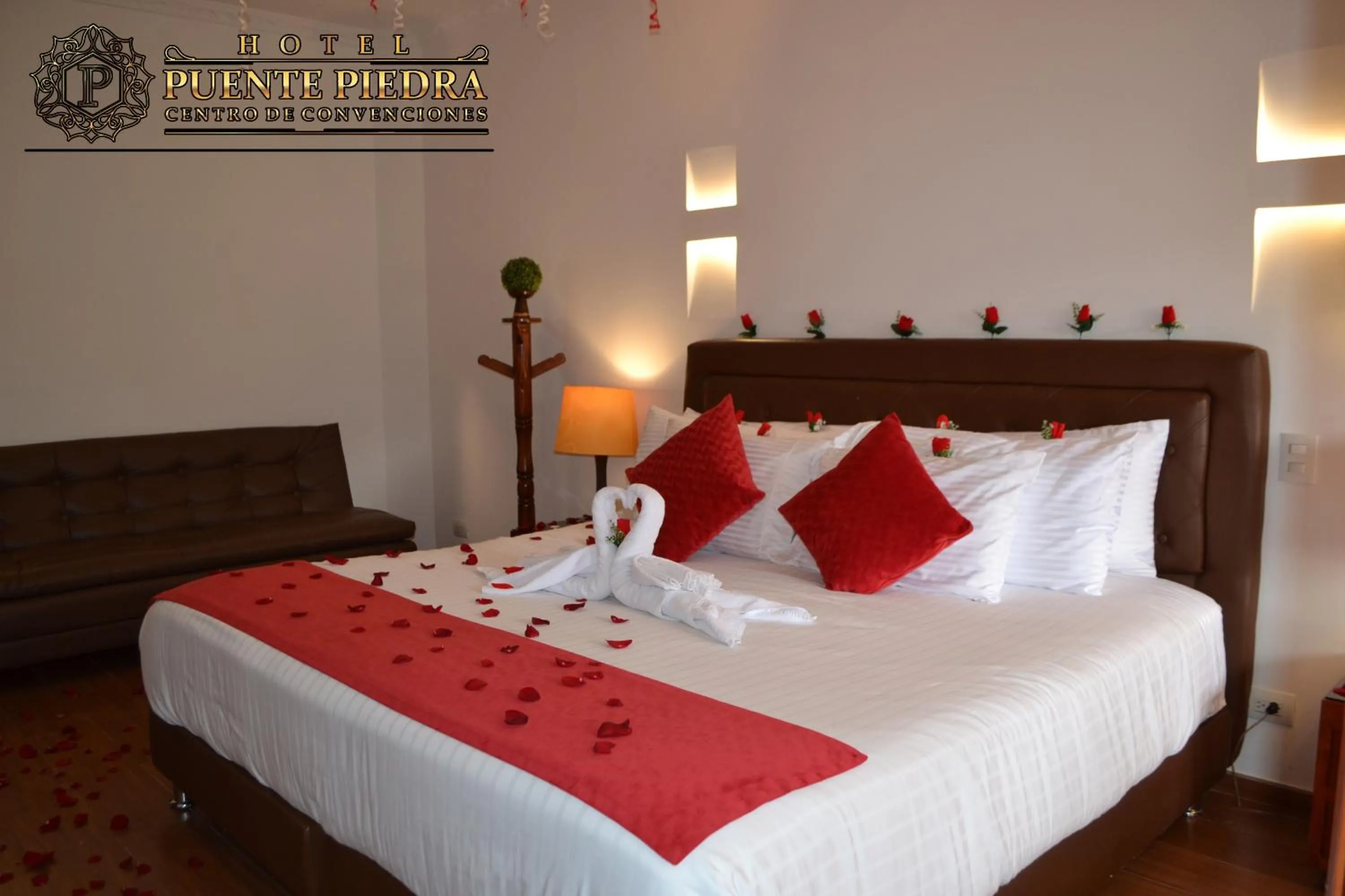 Bed in Hotel Puente Piedra