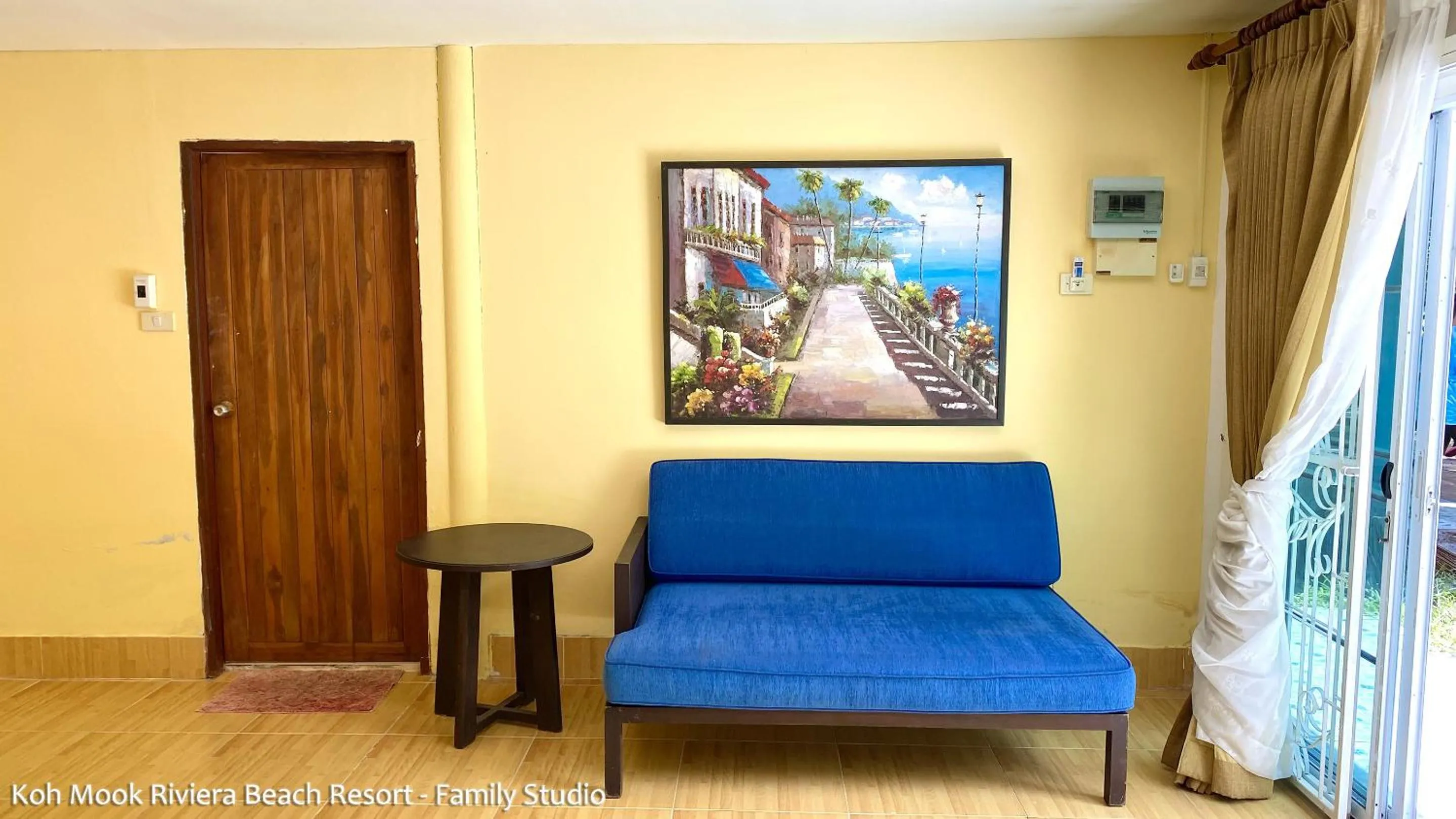 Seating area in Koh Mook Riviera Beach Resort