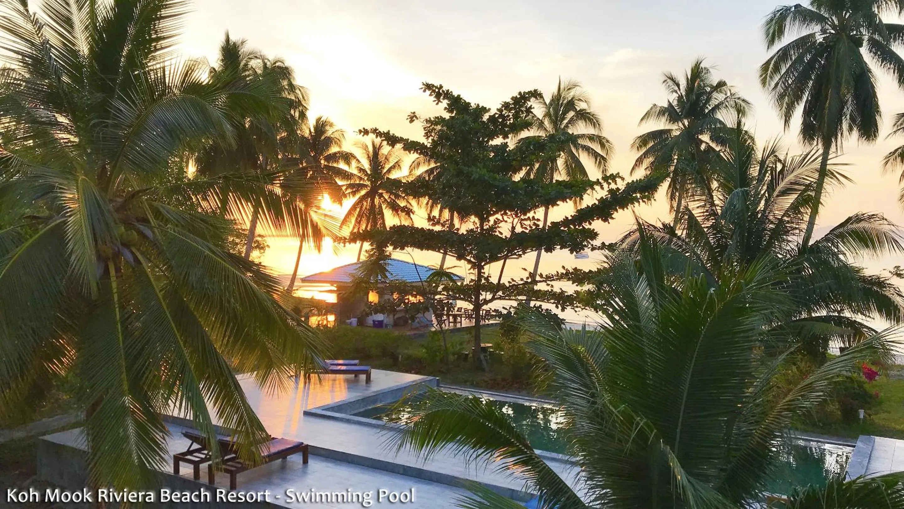 Pool view in Koh Mook Riviera Beach Resort