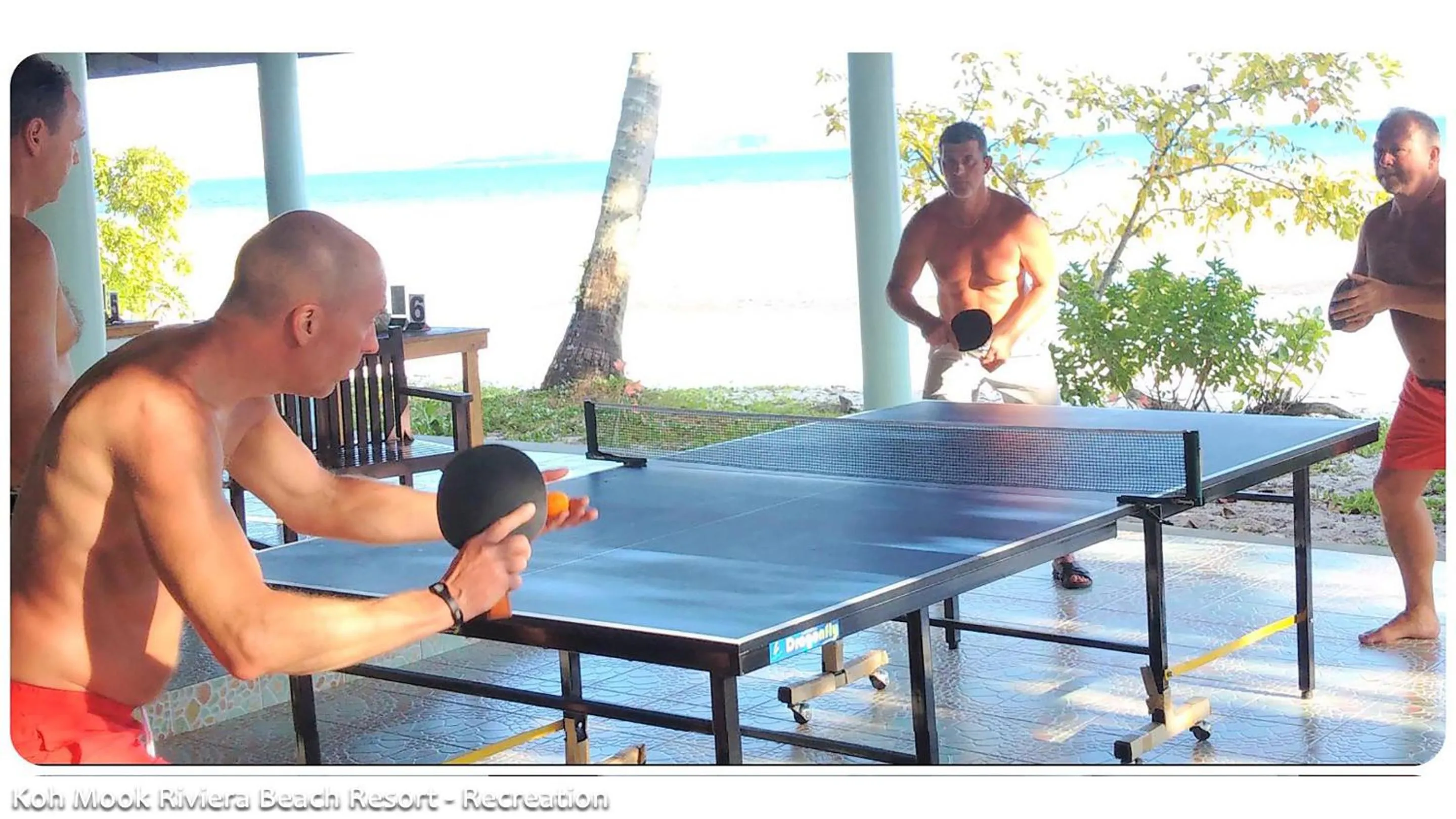 Table tennis in Koh Mook Riviera Beach Resort