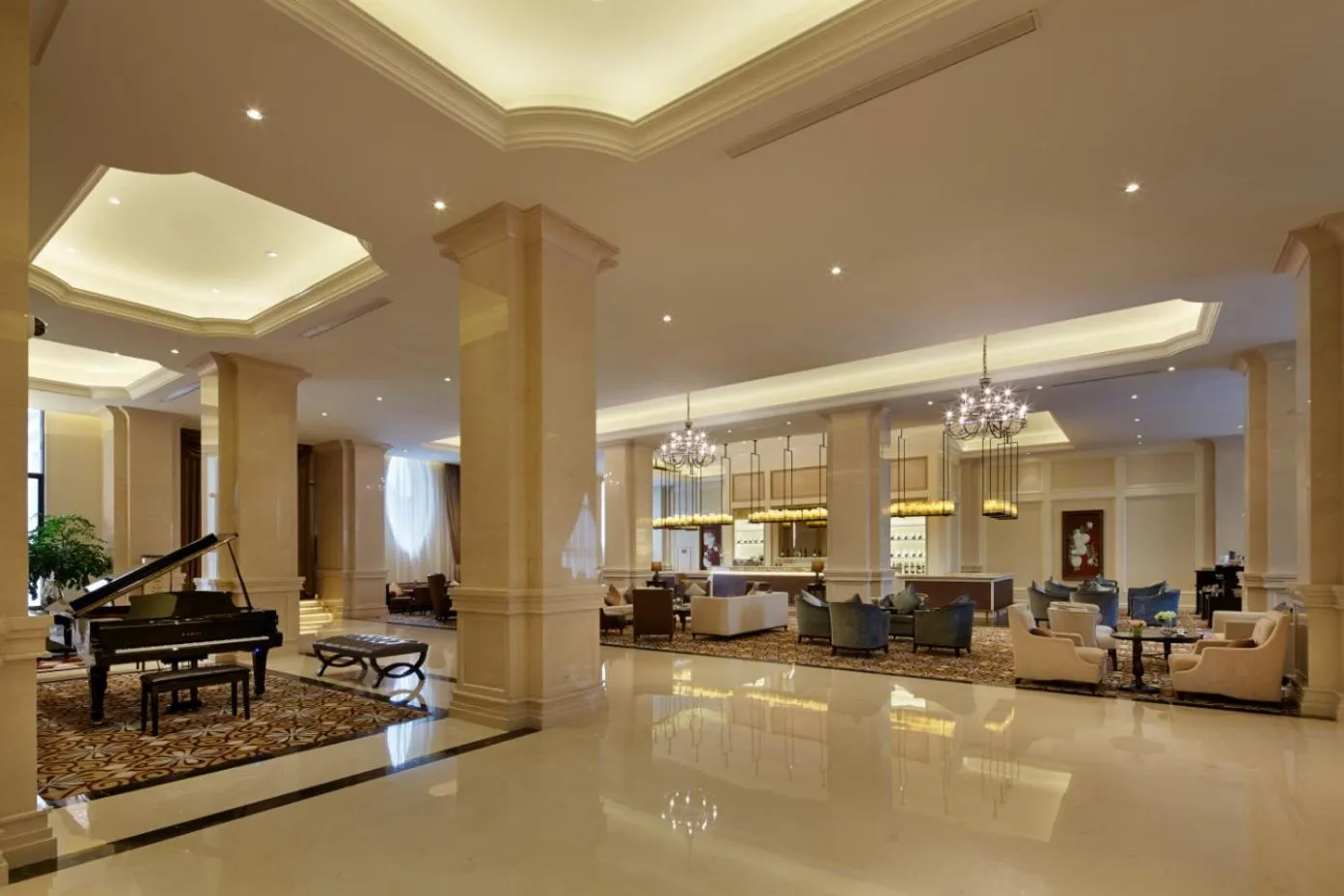 Coffee/tea facilities, Lobby/Reception in Yinrun Jinjiang Castle Hotel