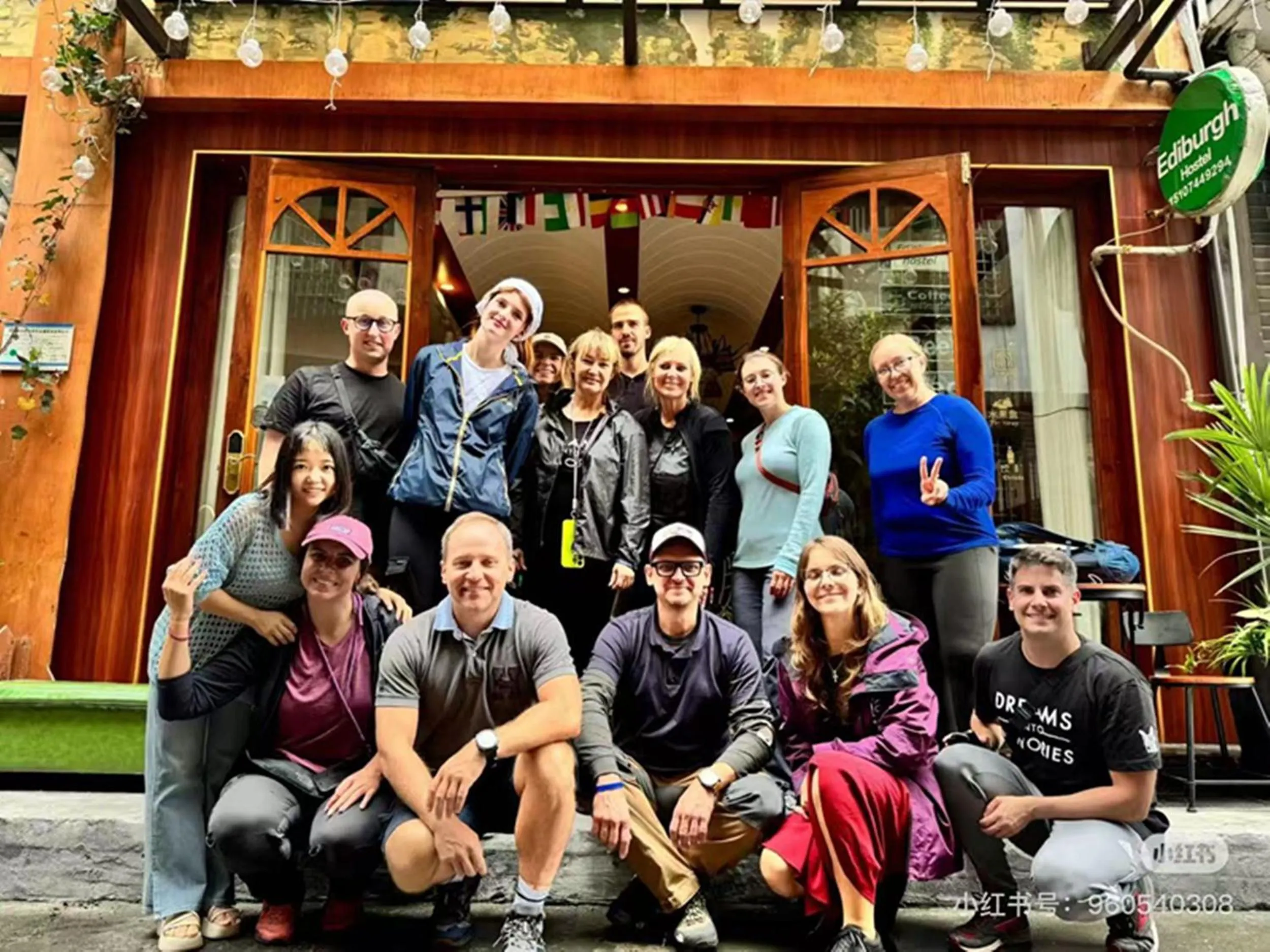 Property building in Edinburgh Hostel