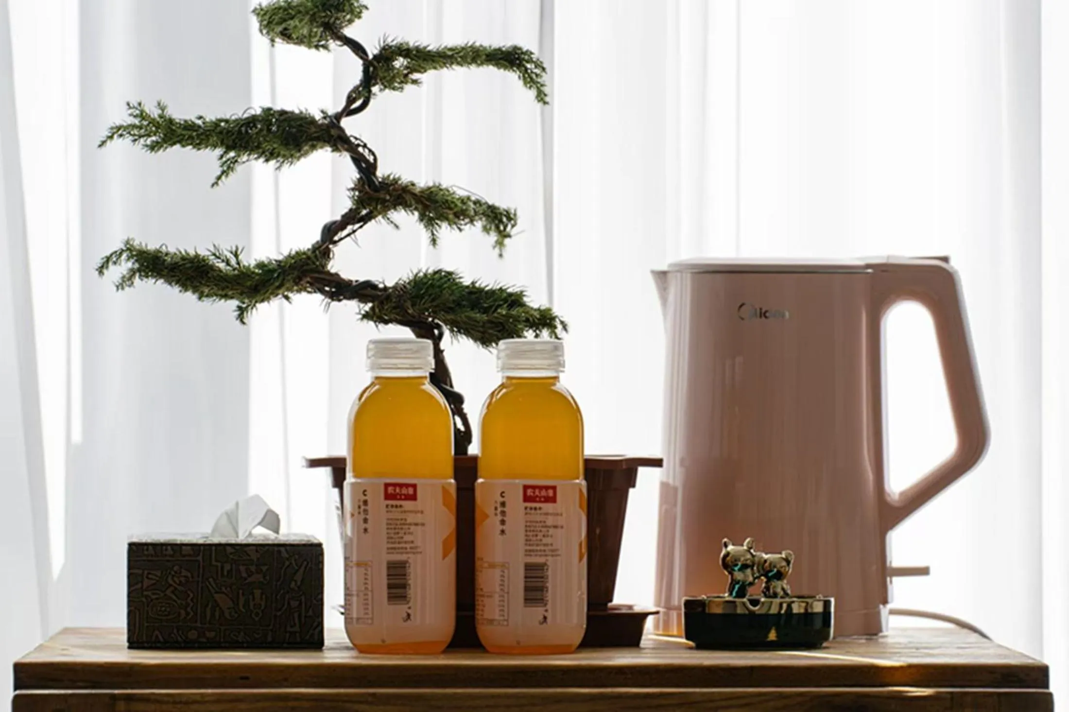 Decorative detail in Edinburgh Hostel