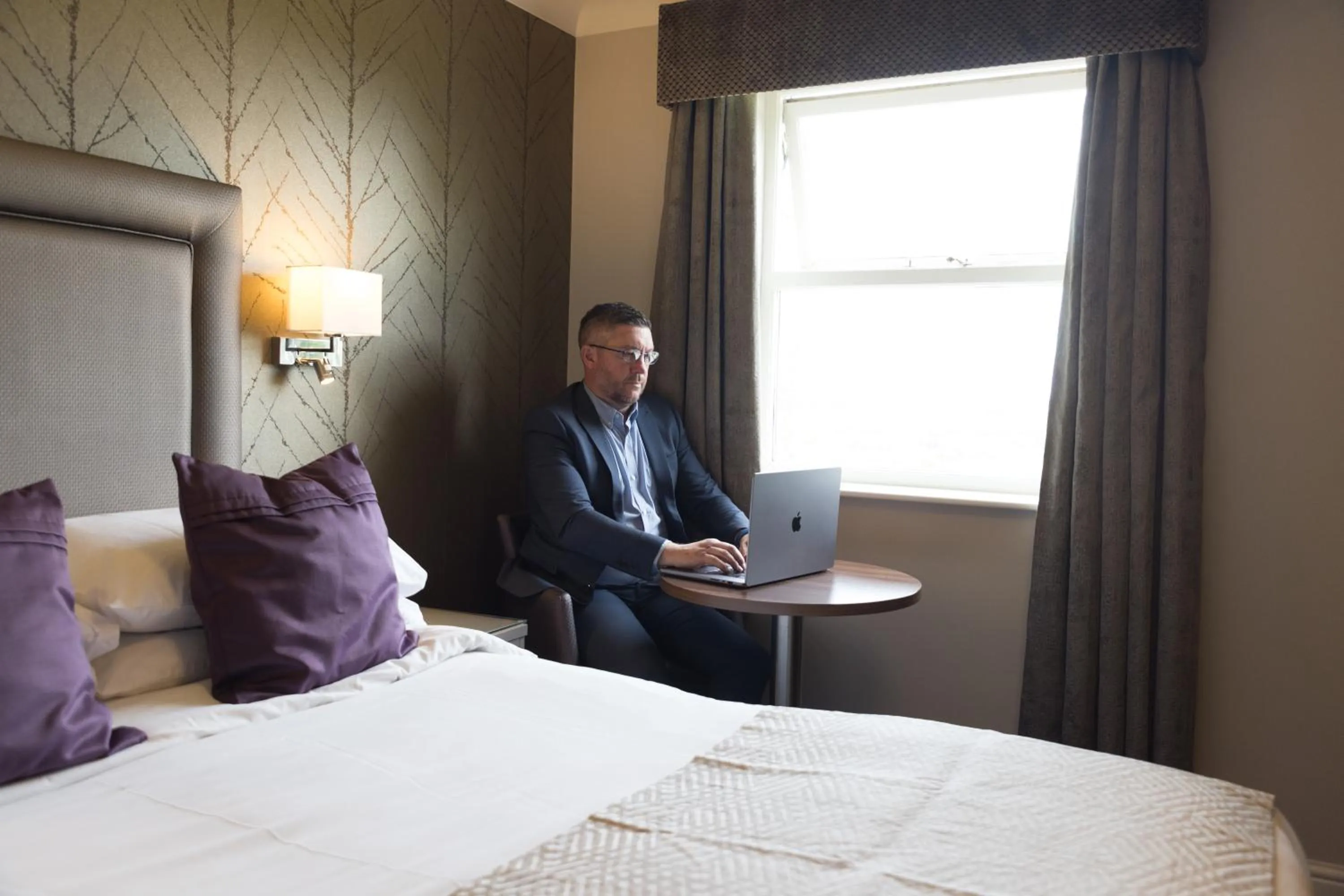Bedroom, Bed in Cubley Hall
