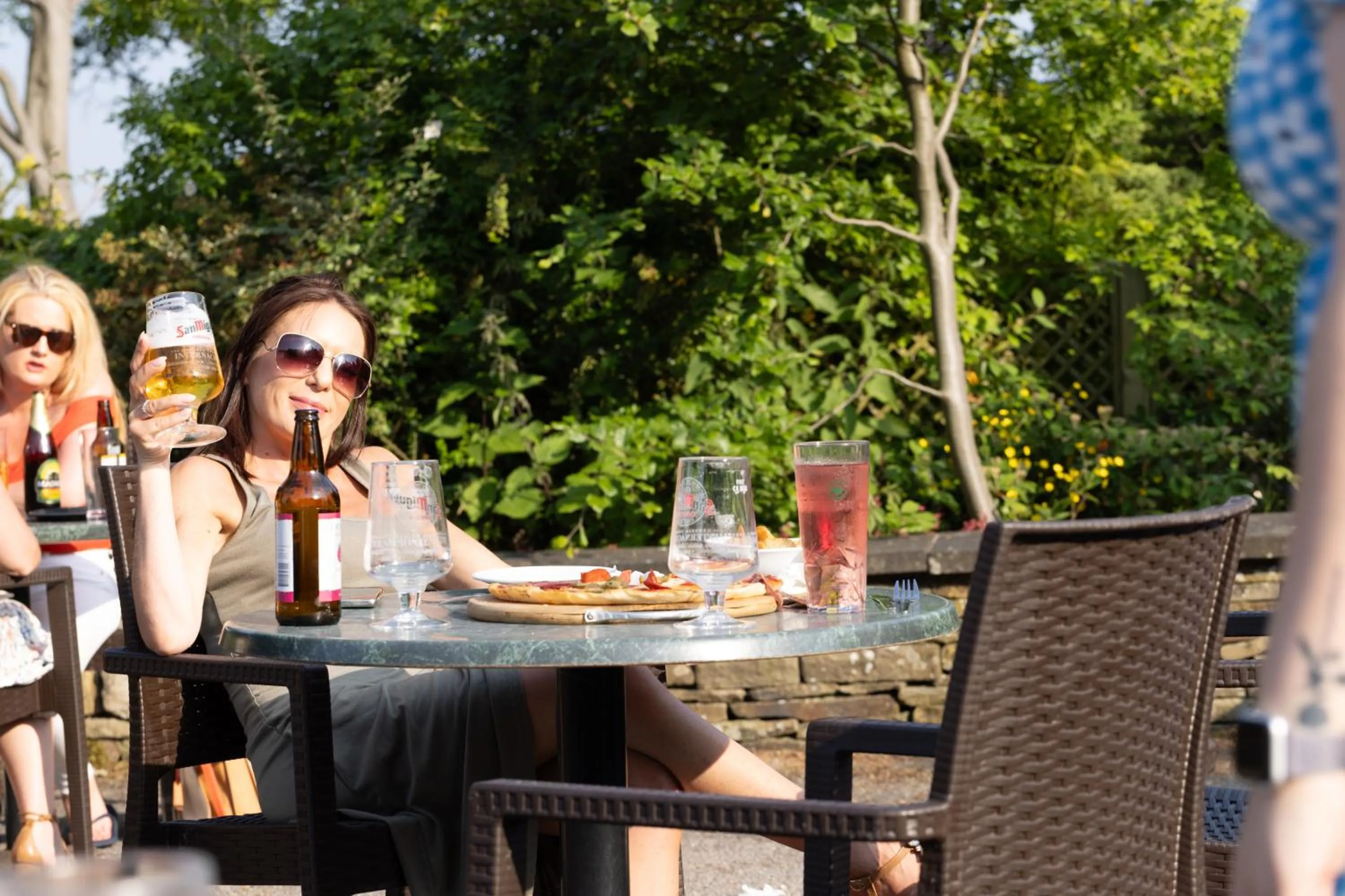 Patio in Cubley Hall