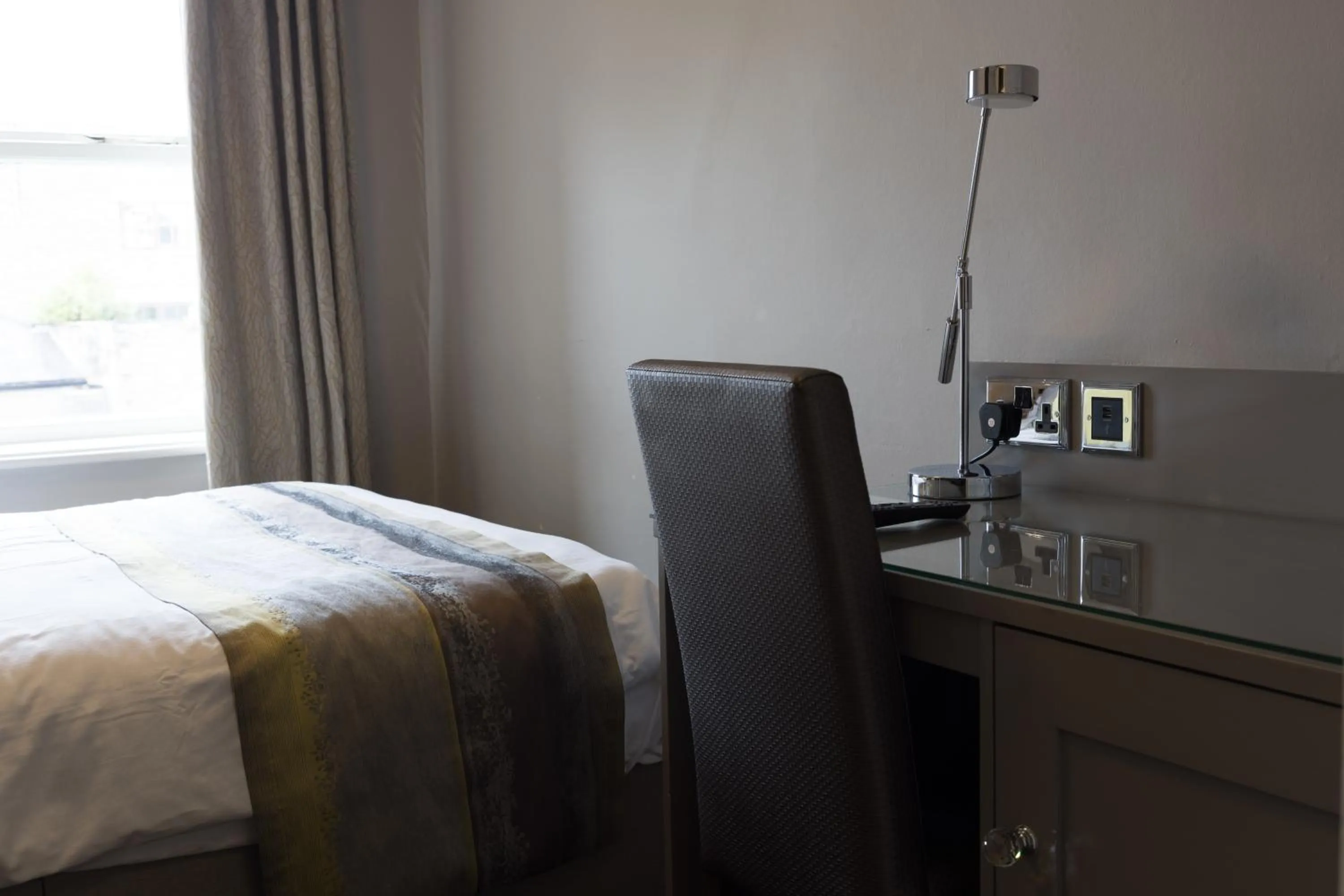 Bedroom, Bed in Cubley Hall