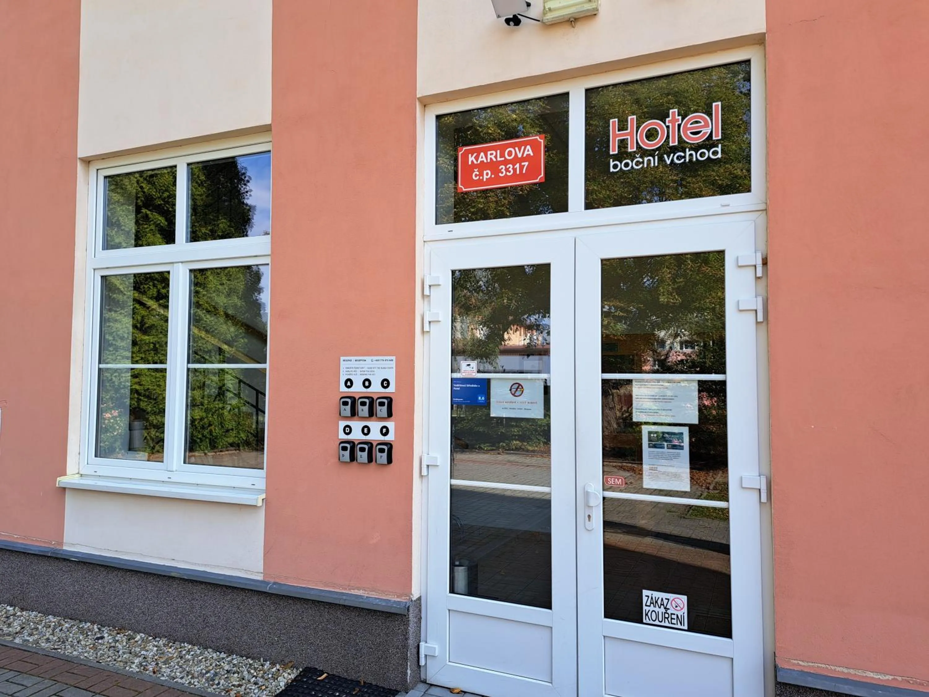 Facade/entrance in Vzdělávací Středisko a Hotel