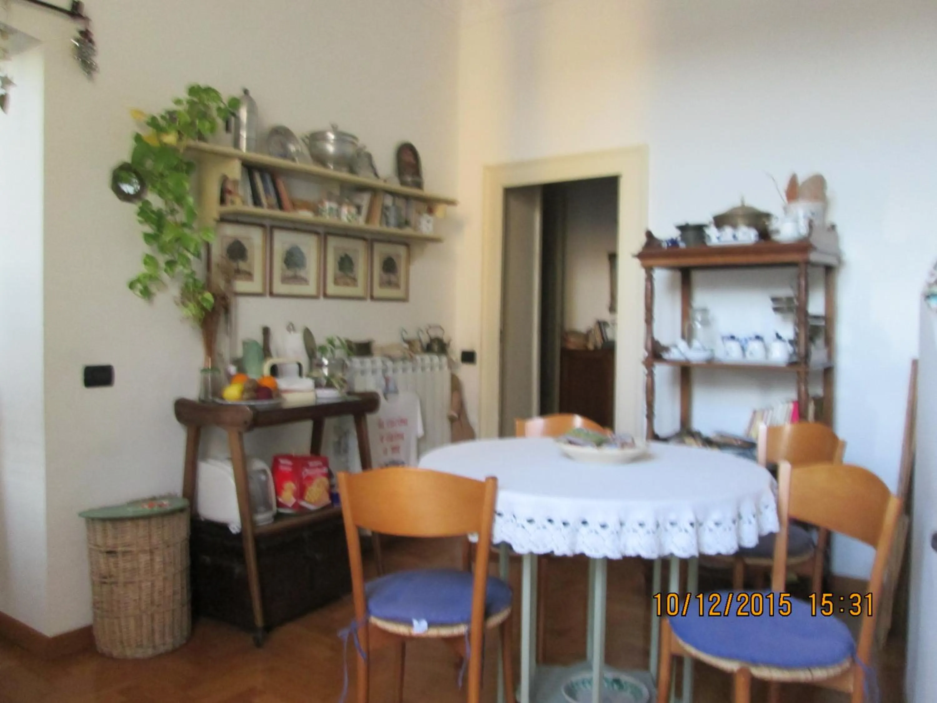 Communal kitchen in B&B Al Ponte