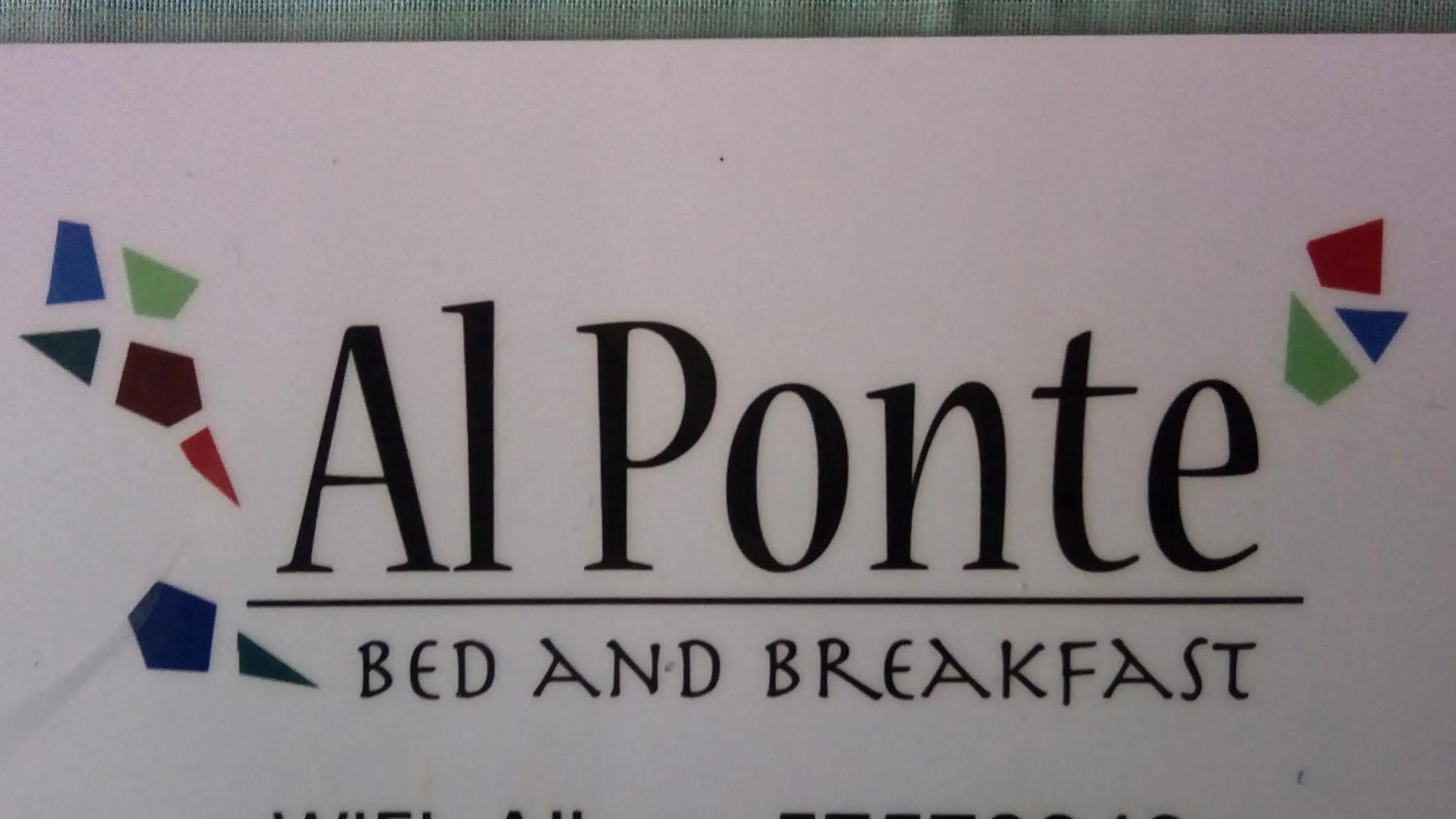 Decorative detail in B&B Al Ponte