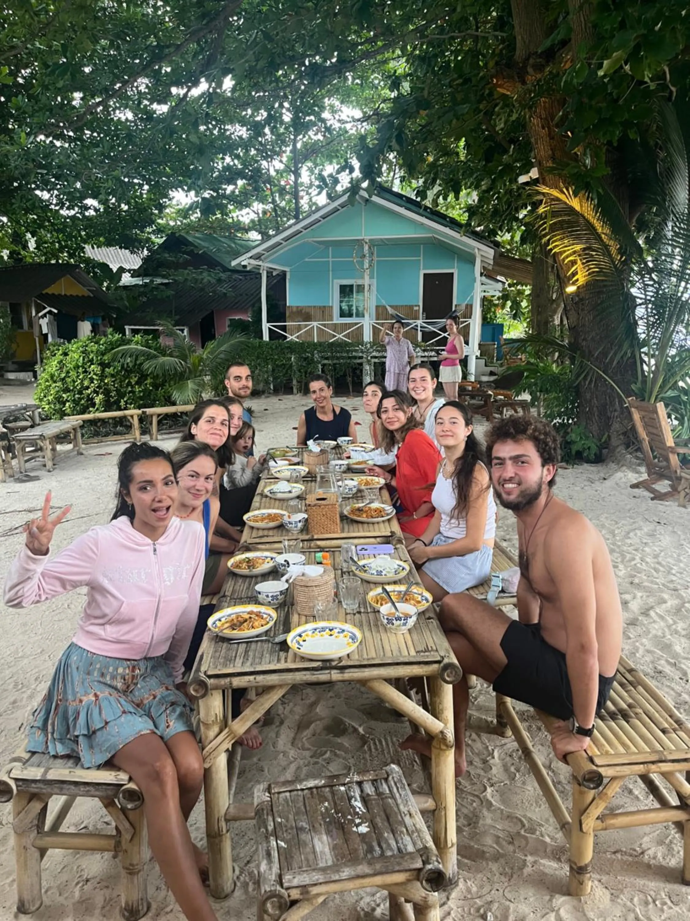 Activities in Colorful Hut