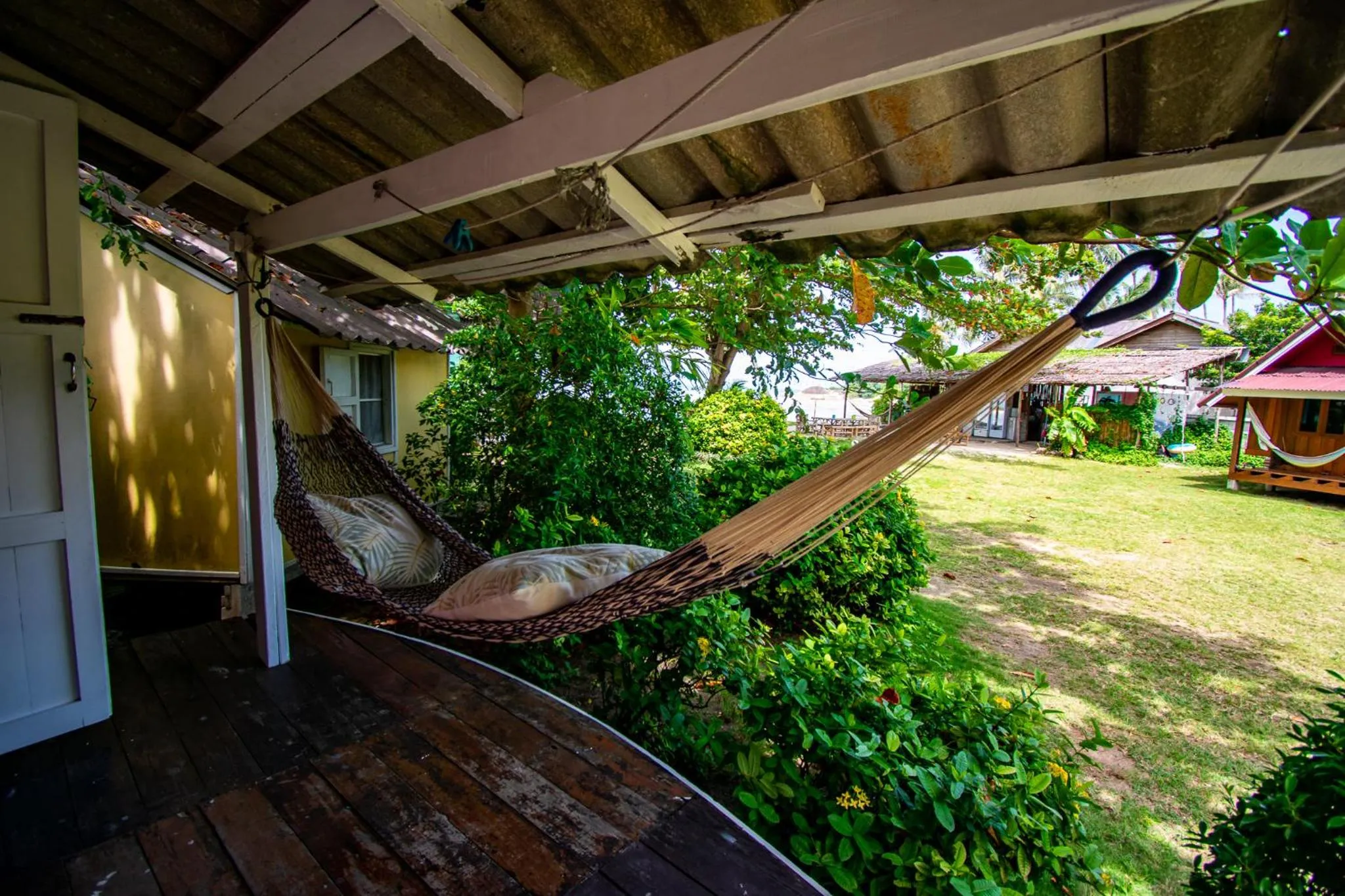 Patio in Colorful Hut