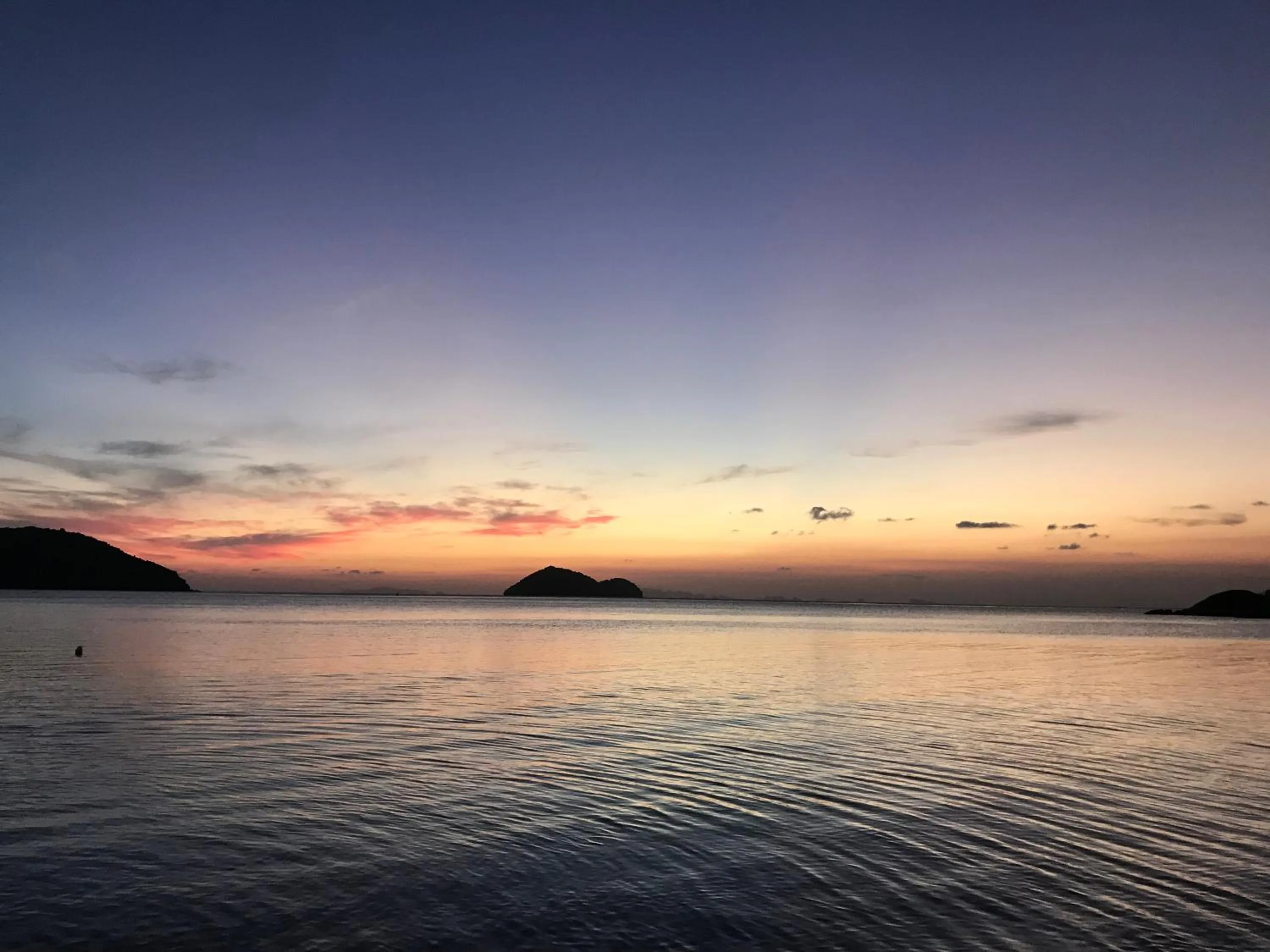 Beach in Colorful Hut