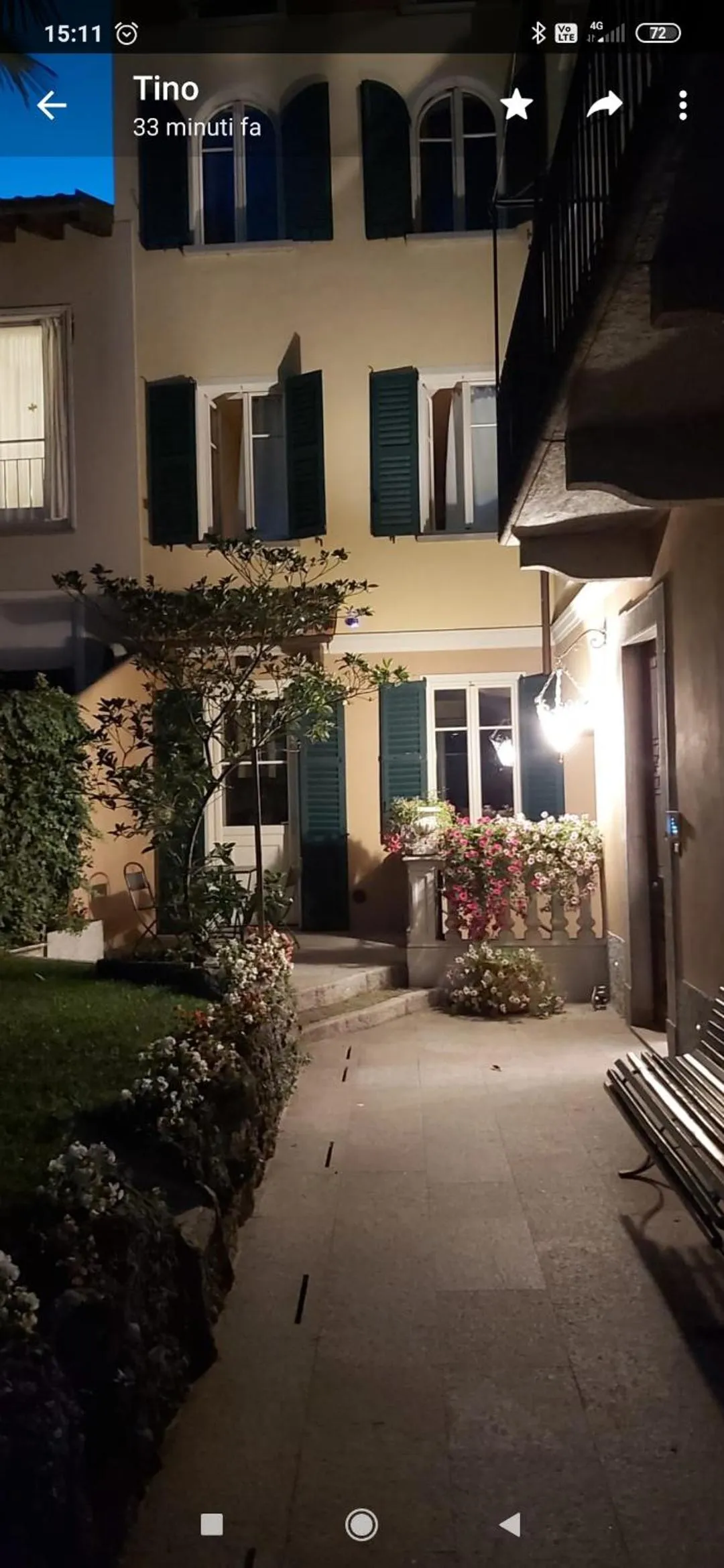 Facade/entrance in Casa Lari Stresa