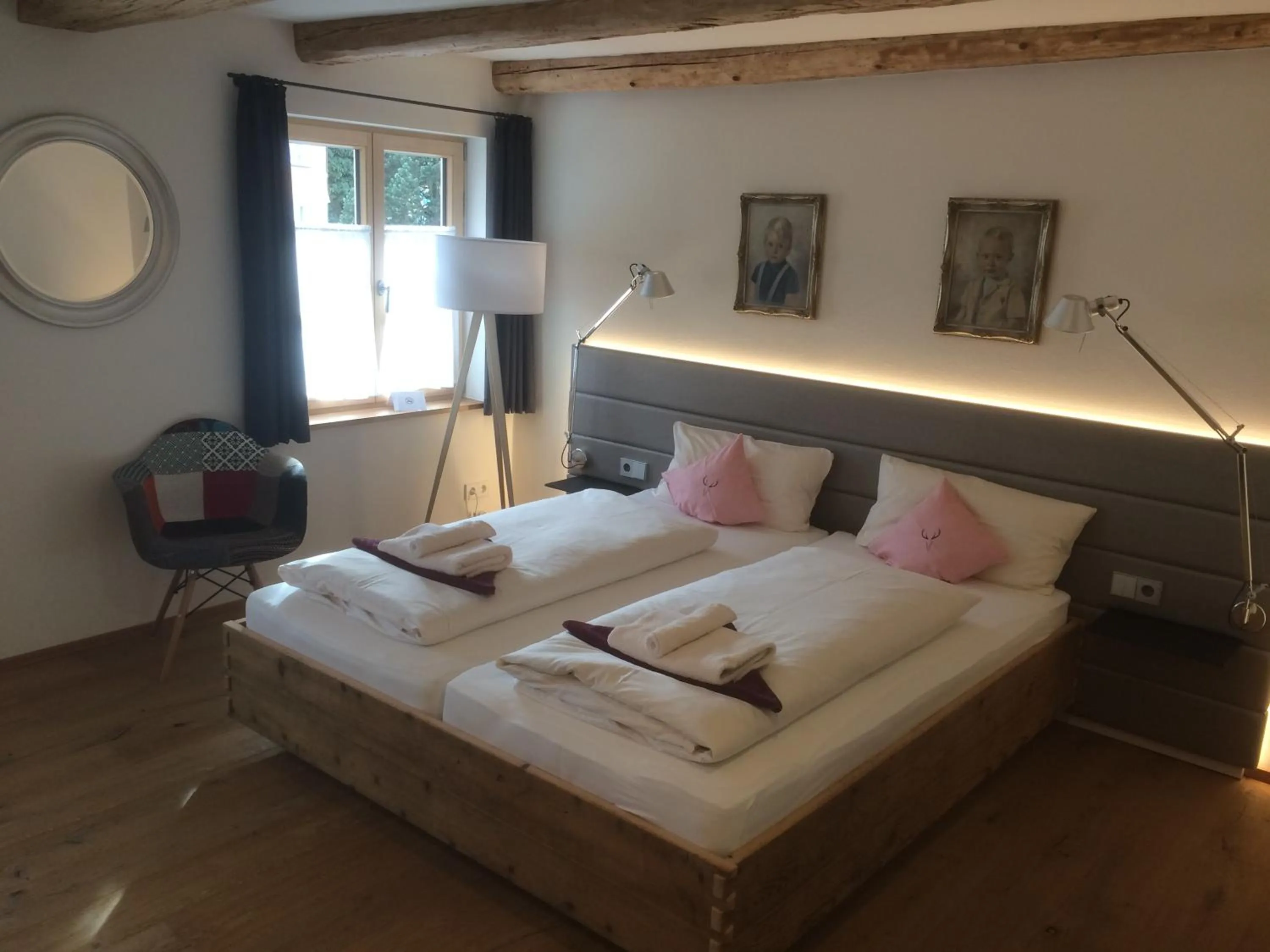 Bedroom, Bed in Zum Hirschen - hotel & gasthaus beim stöckeler