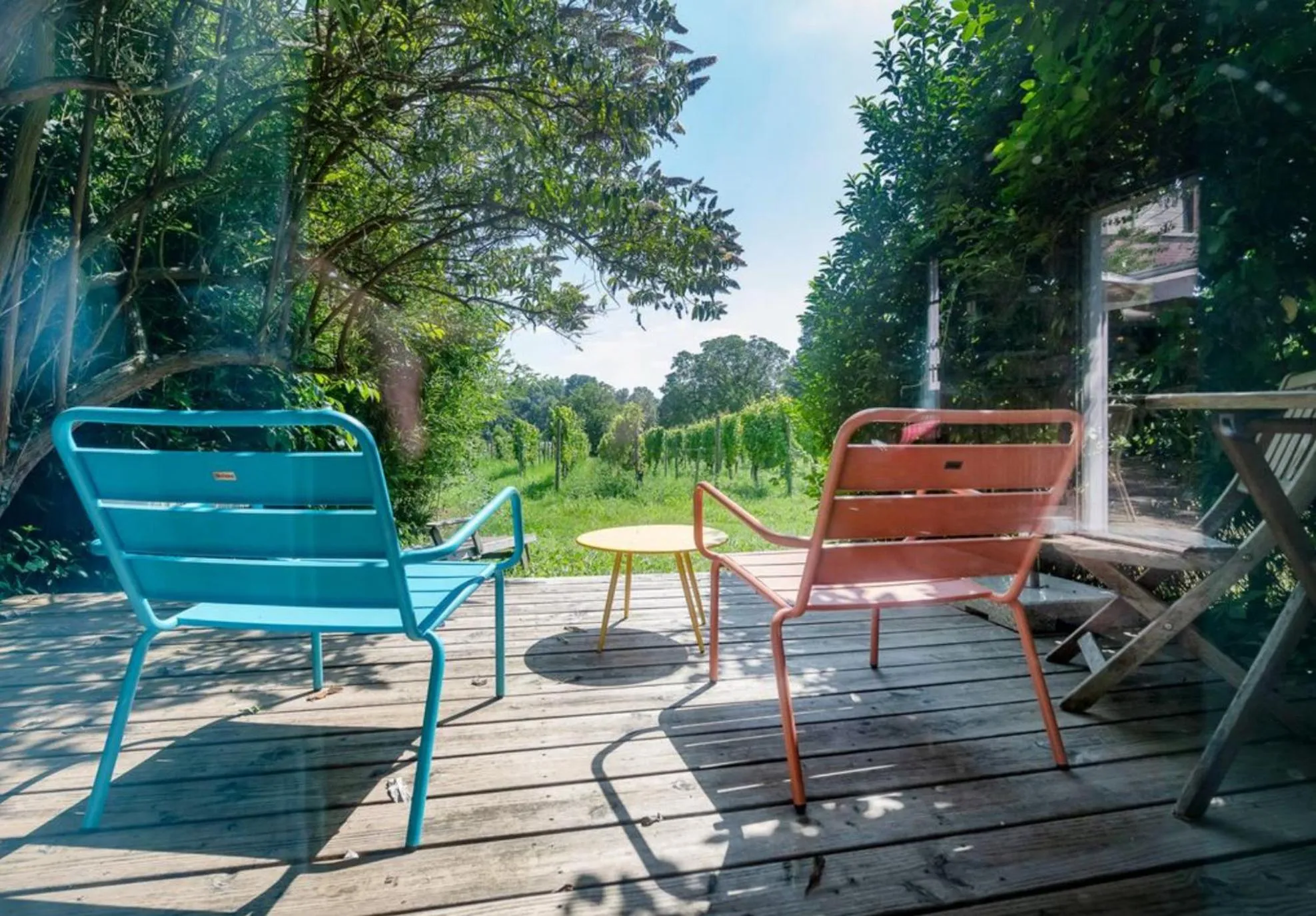 Garden view in Liegen;schaft Guesthouse