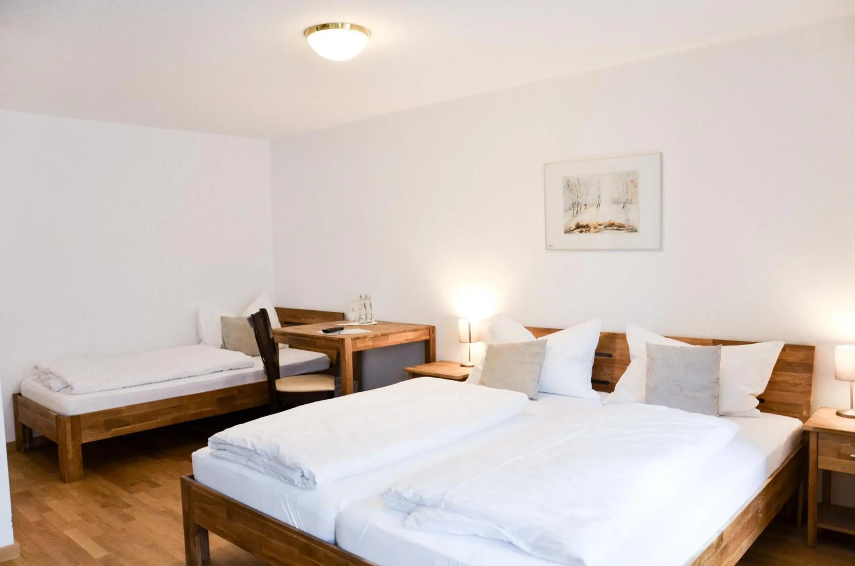 Triple Room with Bathroom in Hotel Blaue Traube Triple Room with Bathroom in Hotel Blaue Traube