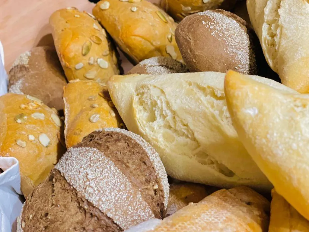 Breakfast in Hotel Blaue Traube