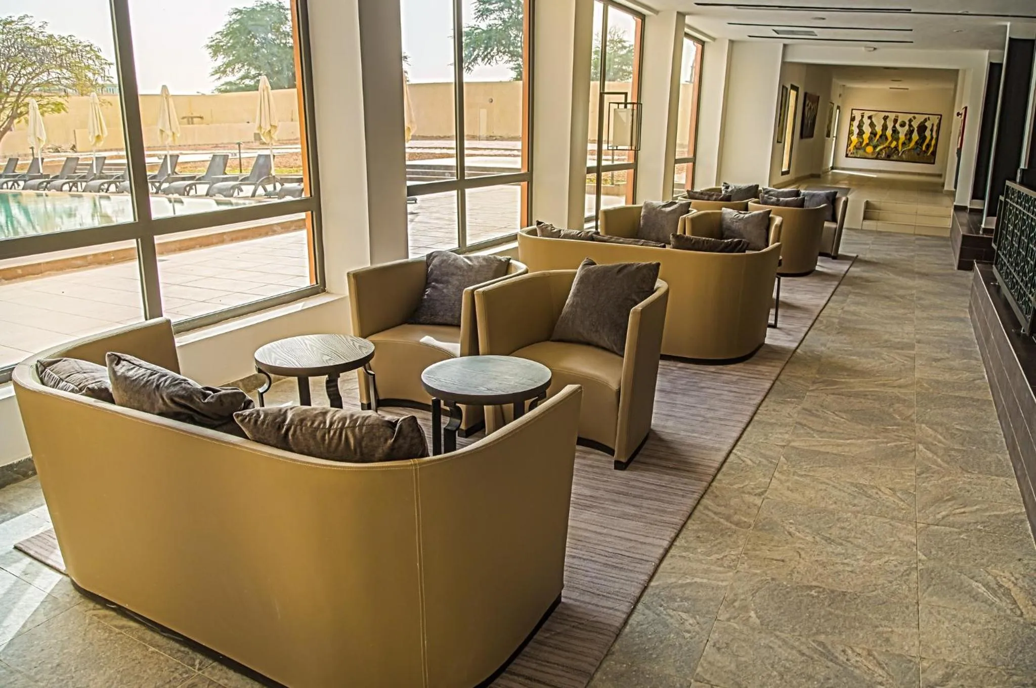 Lobby or reception in Azalaï Hôtel Nouakchott