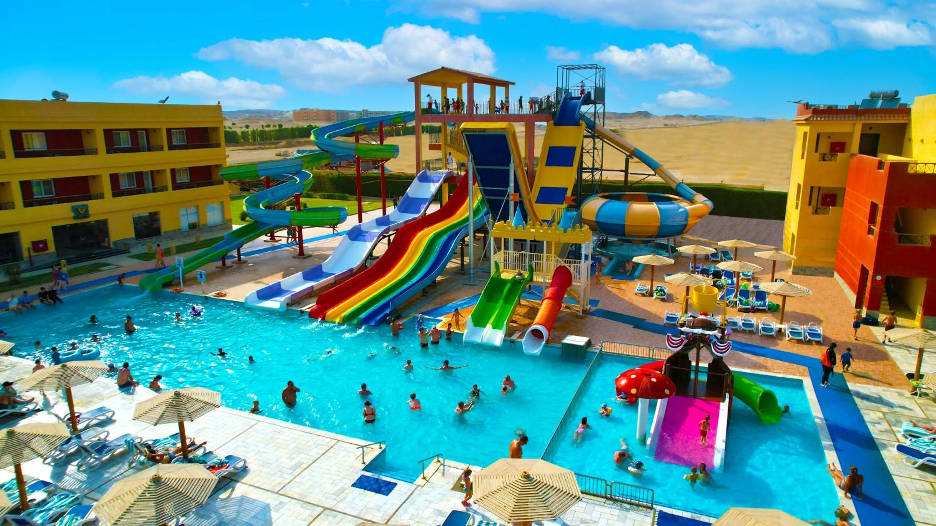 Aqua park in Casa Mare Resort - ex, Royal Tulip Beach Resort