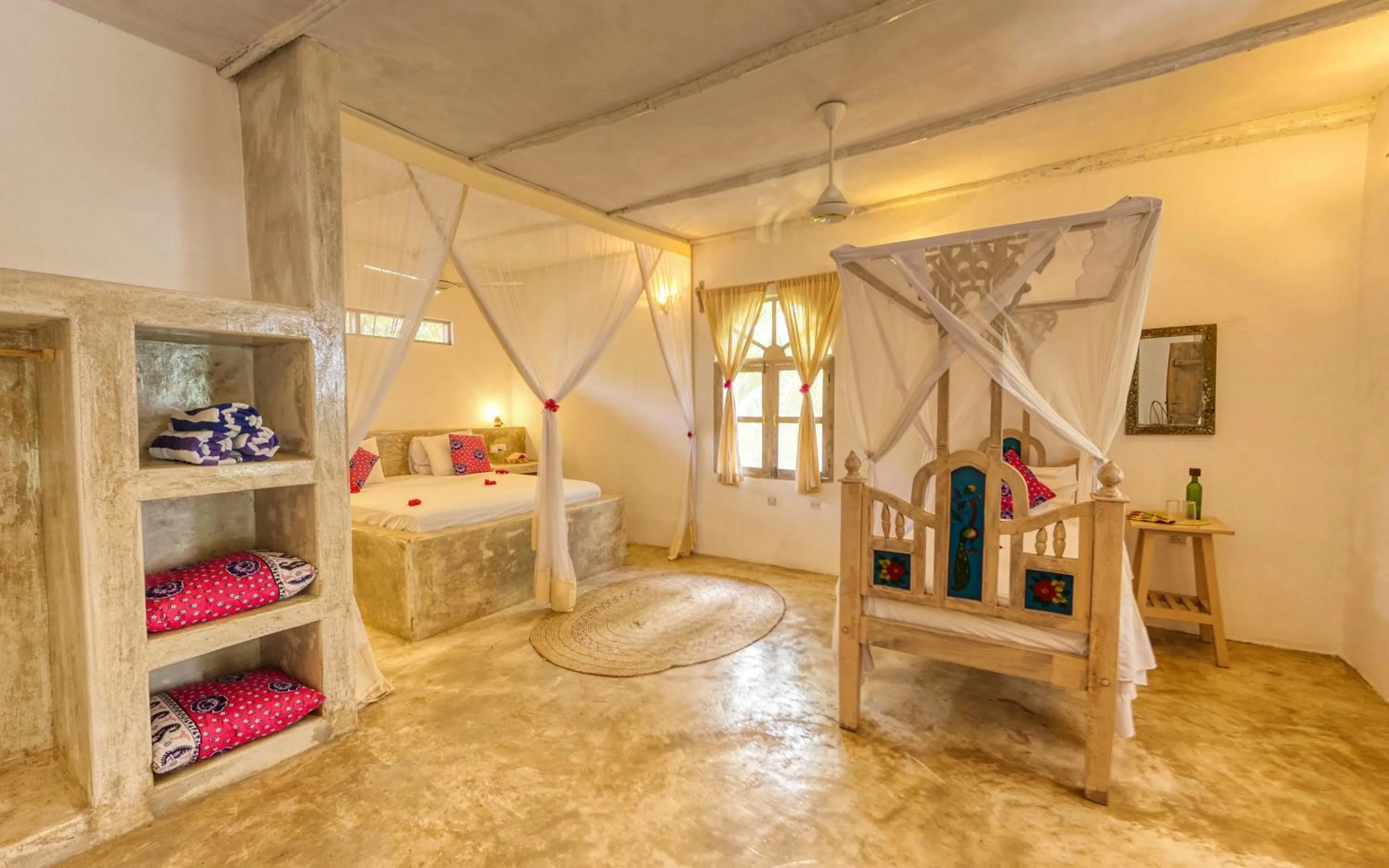 Bed in Sharazad Boutique Hotel