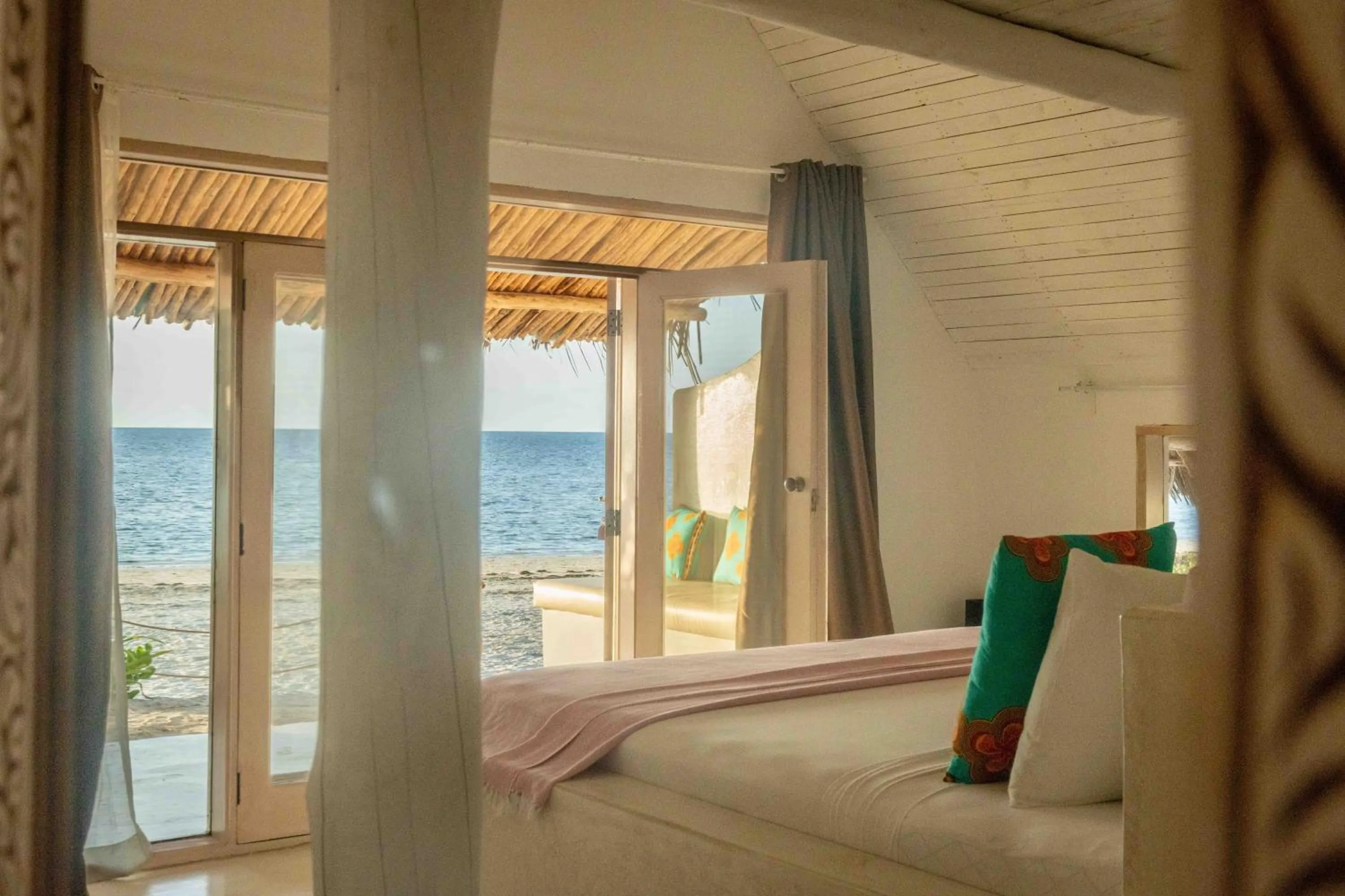 Bed in Sharazad Boutique Hotel