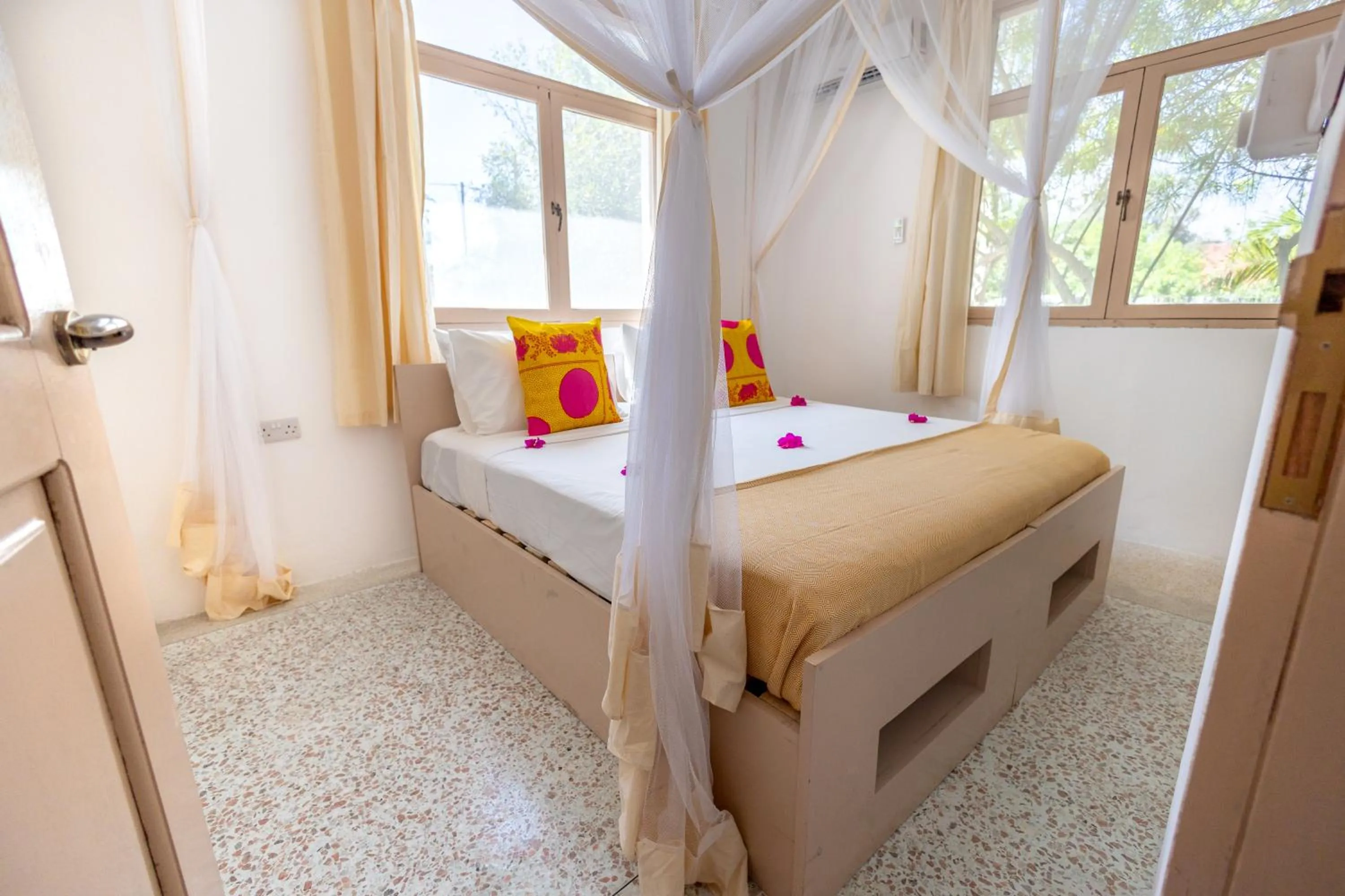 Bed in Sharazad Boutique Hotel