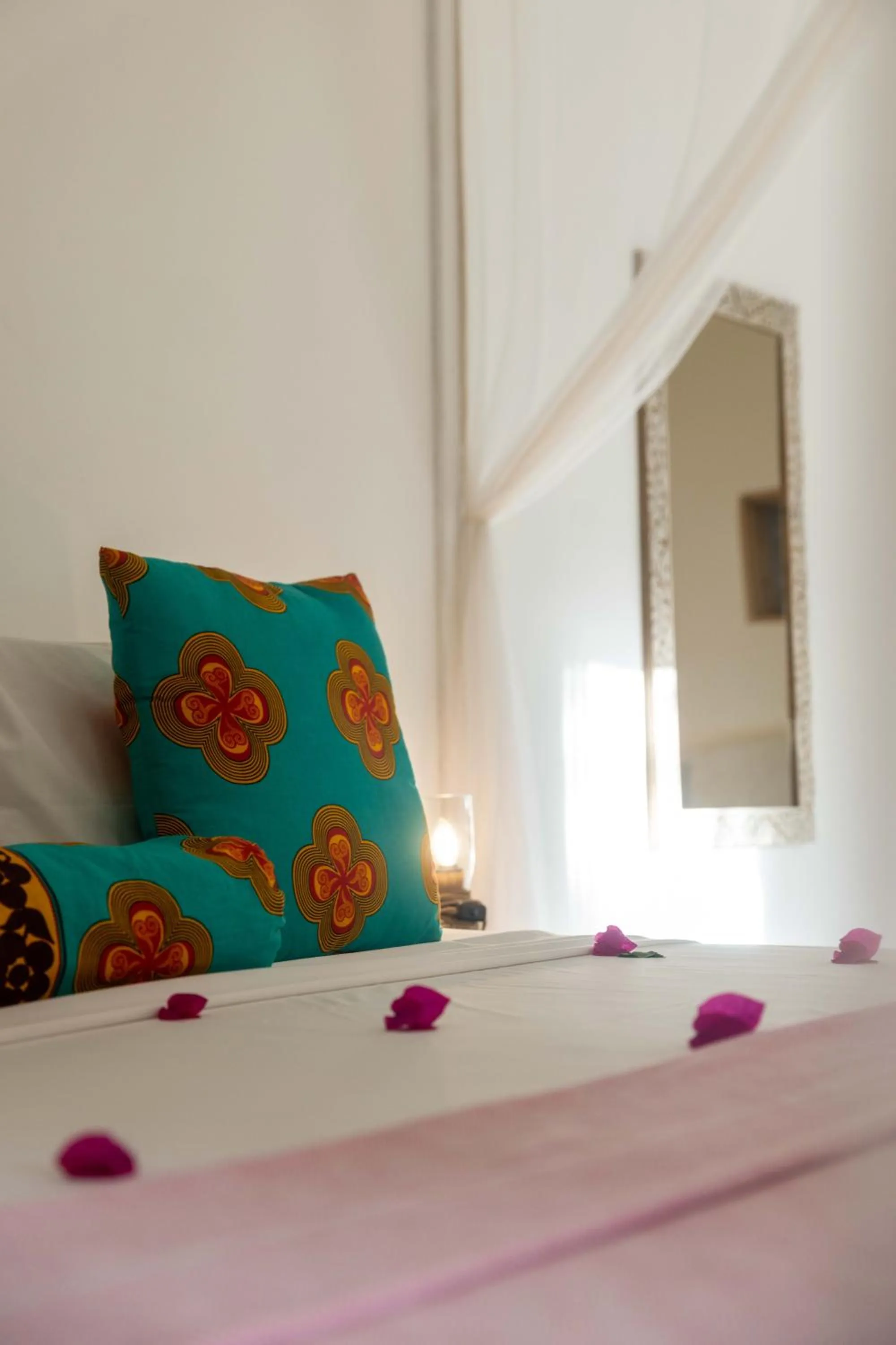 Bed in Sharazad Boutique Hotel