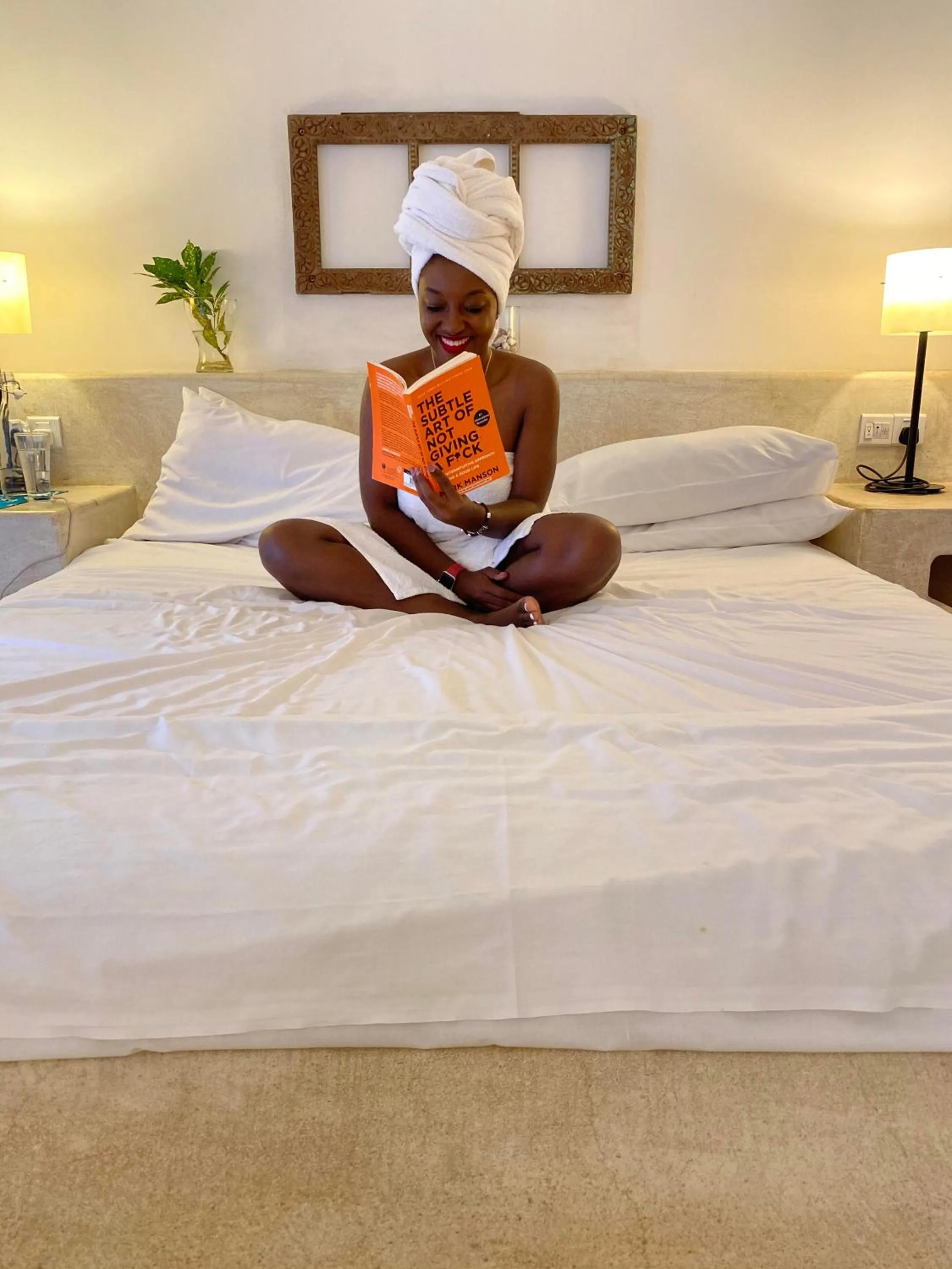 Bed in Sharazad Boutique Hotel